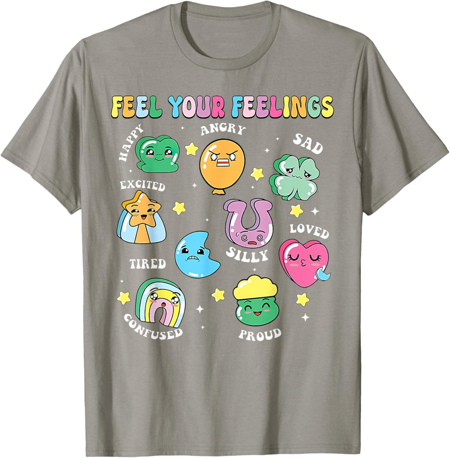 St Patricks Day Feels Your Feelings Teacher T-Shirt for School Counselors - 22