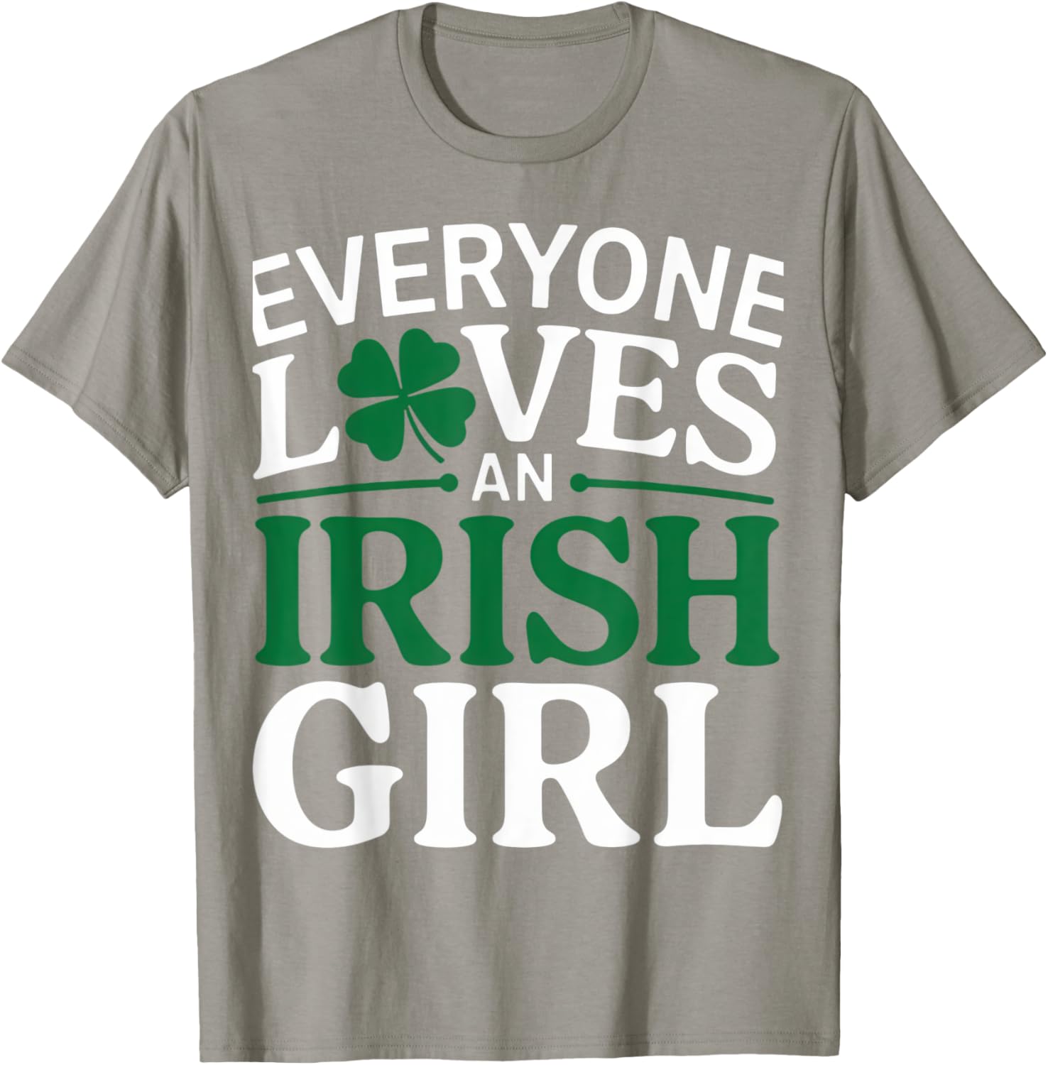 Everyone Loves An Irish Girl Clover Pride St. Patrick's Day T-Shirt - 3