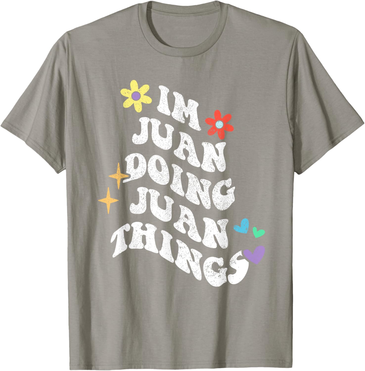 Funny Retro Groovy Im Juan Doing Juan Things T-Shirt for Mother's Day - 7