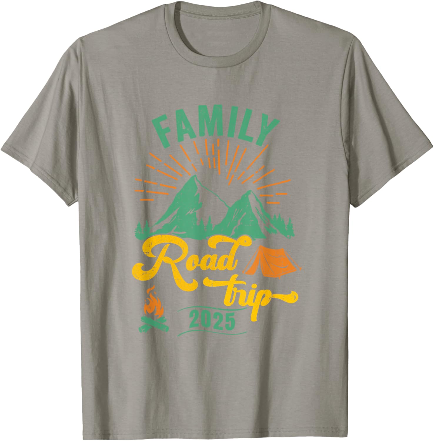 Family Road Trip Camping T-Shirt 2025 Adventure Vacation Gear - 17