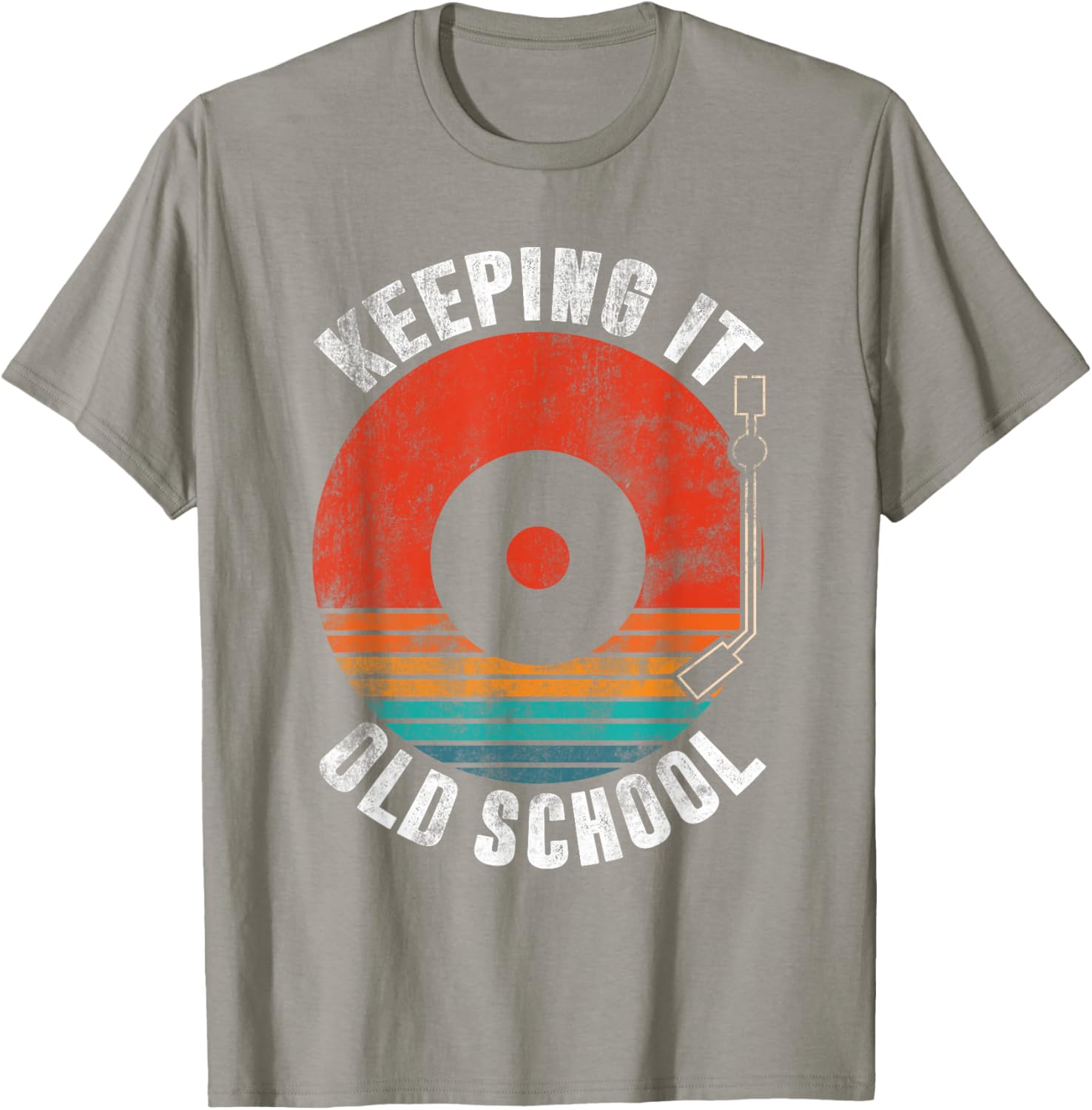 Retro Vinyl Record Player T-Shirt | Keeping It Old School Style - 8