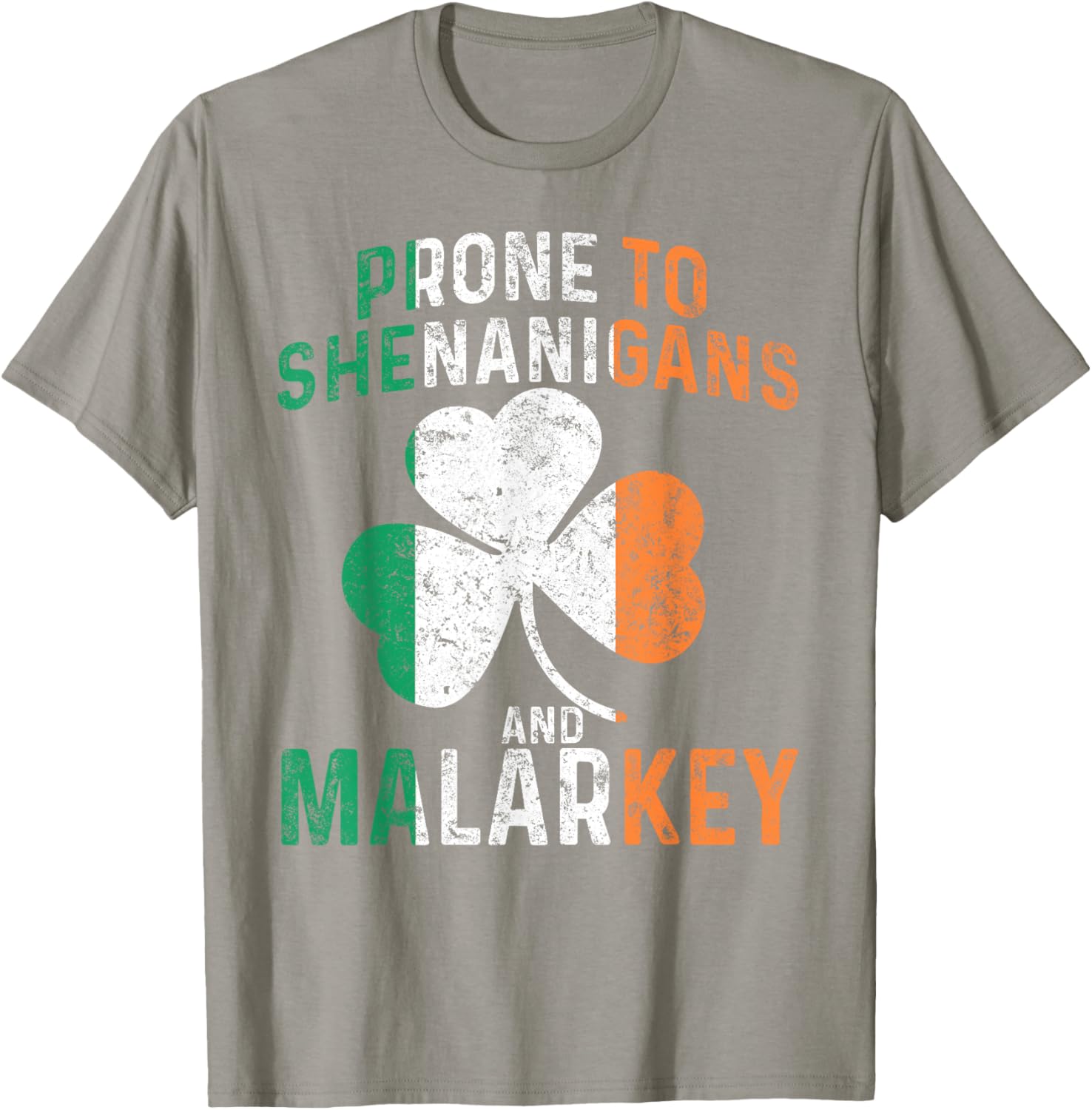 Funny St Patricks Day Boys T-Shirt Prone To Shenanigans And Malarkey - 7