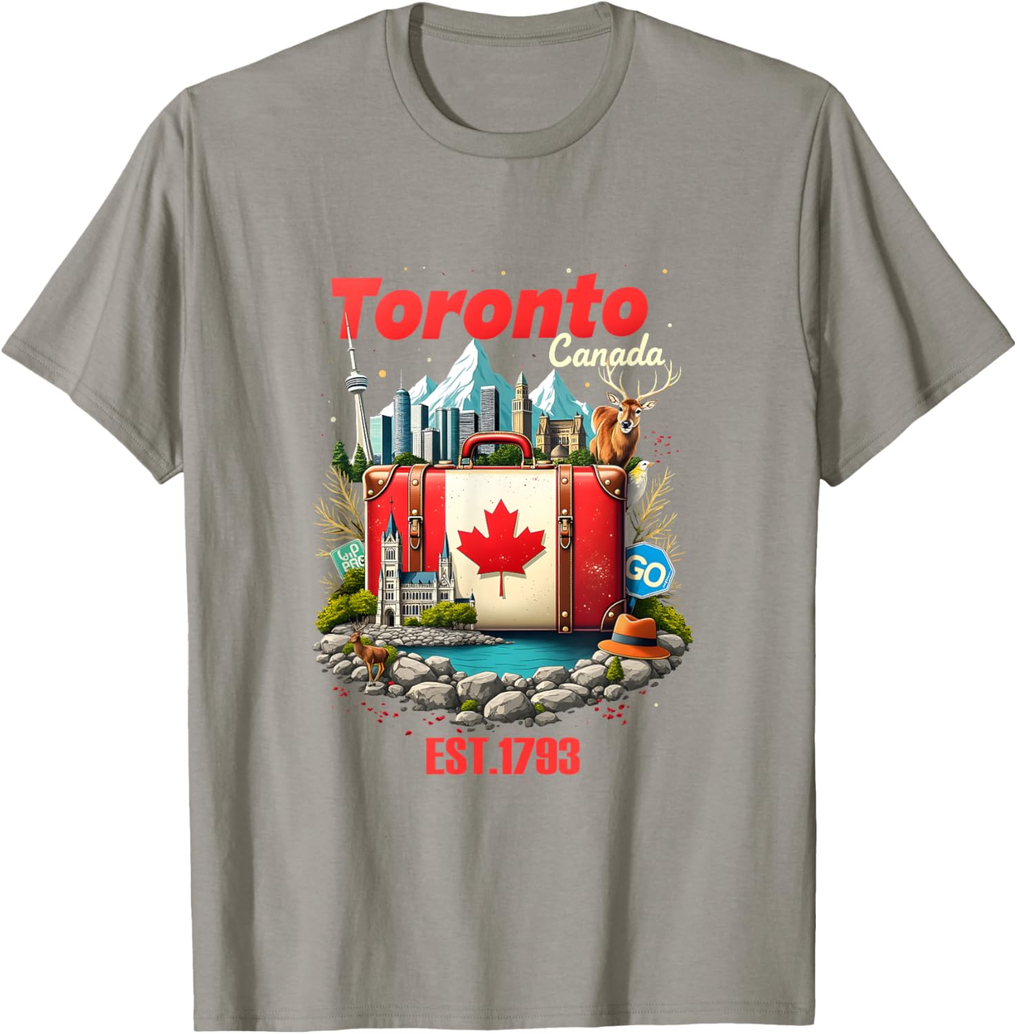 Toronto Skyline Family Vacation T-Shirt for Unforgettable Trips - 6