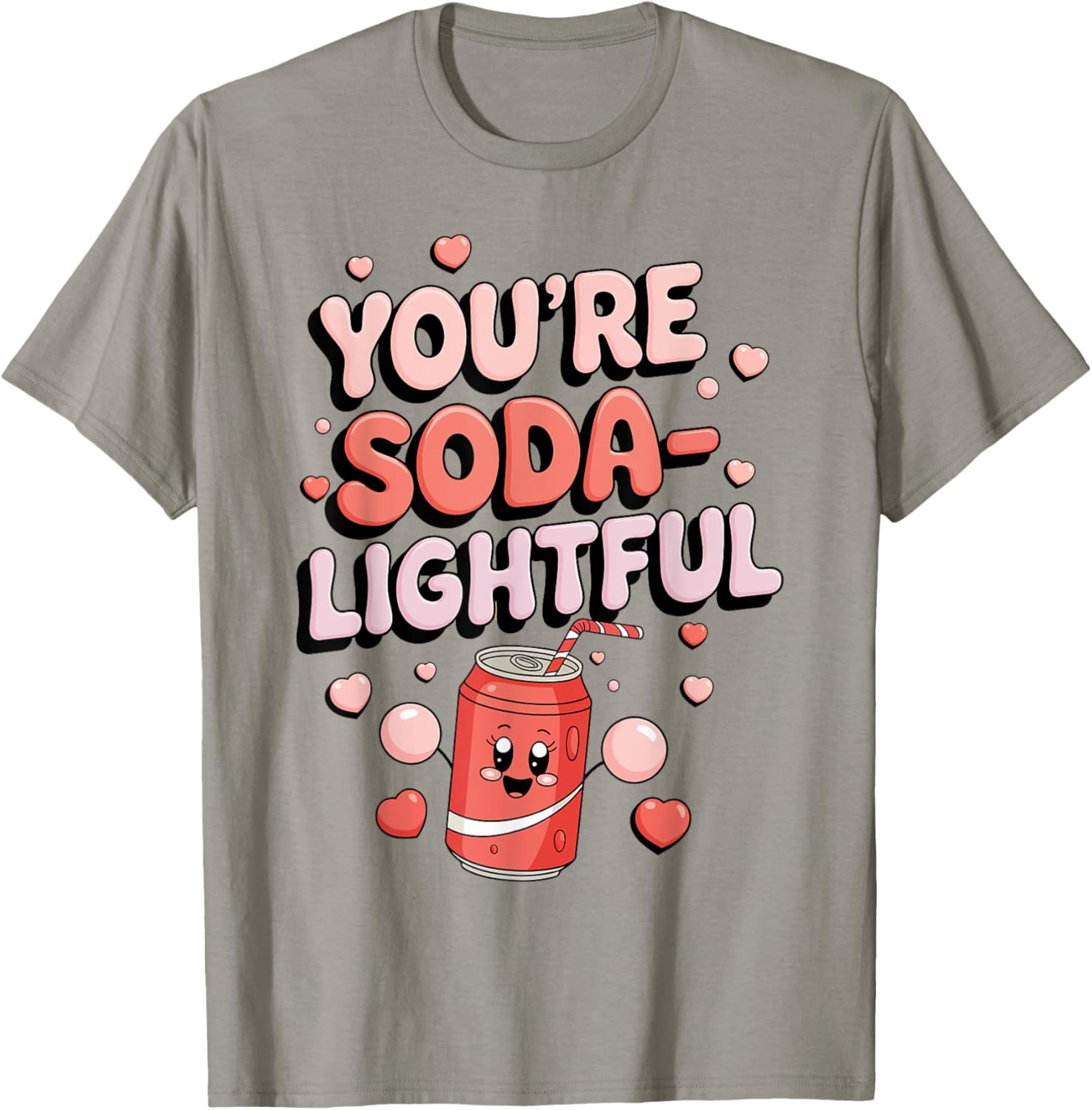 You're Soda-Lightful Valentine's Day T-Shirt for Sweet Celebrations - 12
