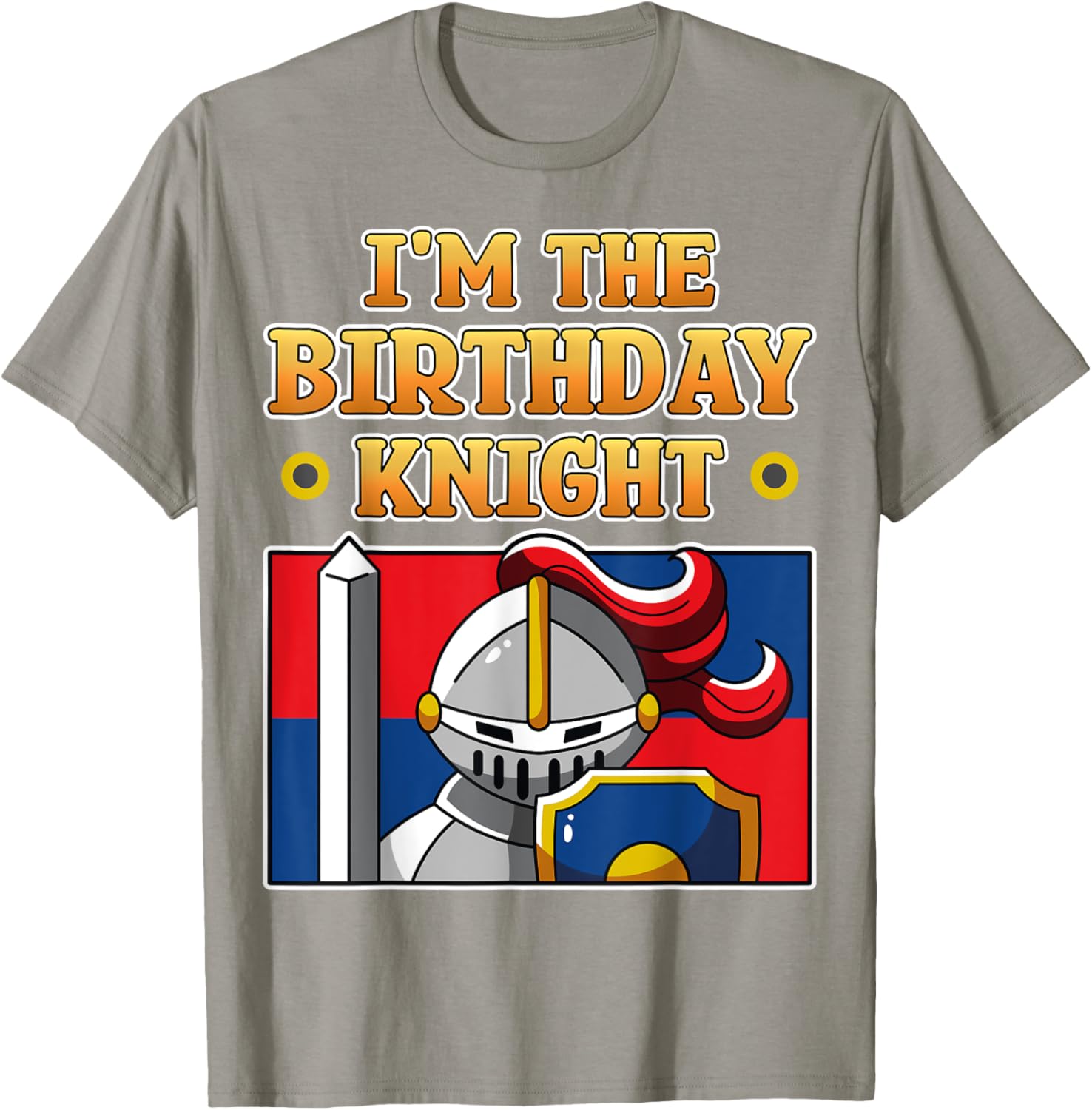 I'm The Birthday Knight Kids Medieval Armor T-Shirt for Fun Parties - 18