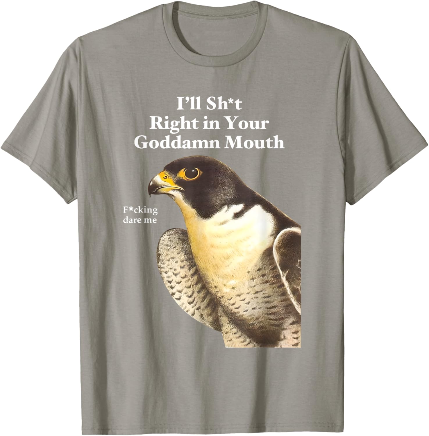 Funny Saying Quote T-Shirt I'll Sht Right in Your Goddamn Mouth - 25