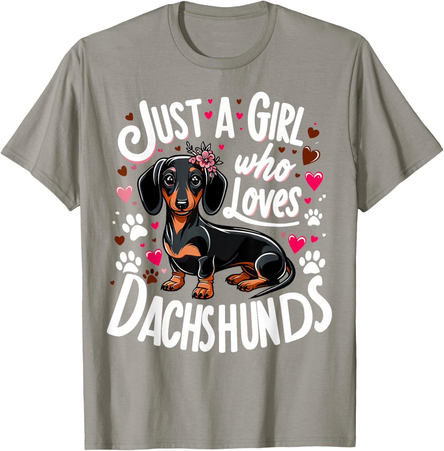 Dachshund Lover T-Shirt for Girls – Perfect Gift for Dog Moms - 16