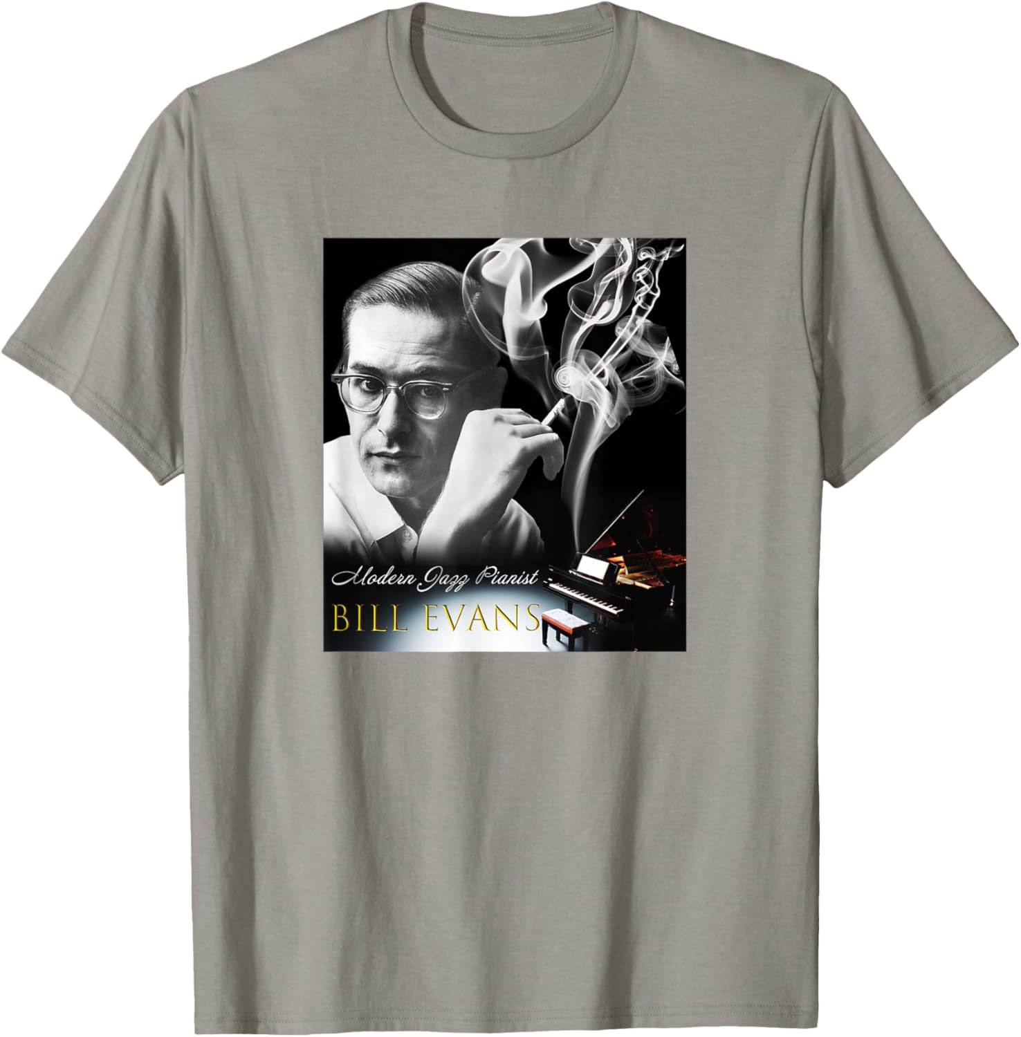 Bill Evans 001 T-Shirt for Music Lovers - Stylish and Comfortable Apparel - 13