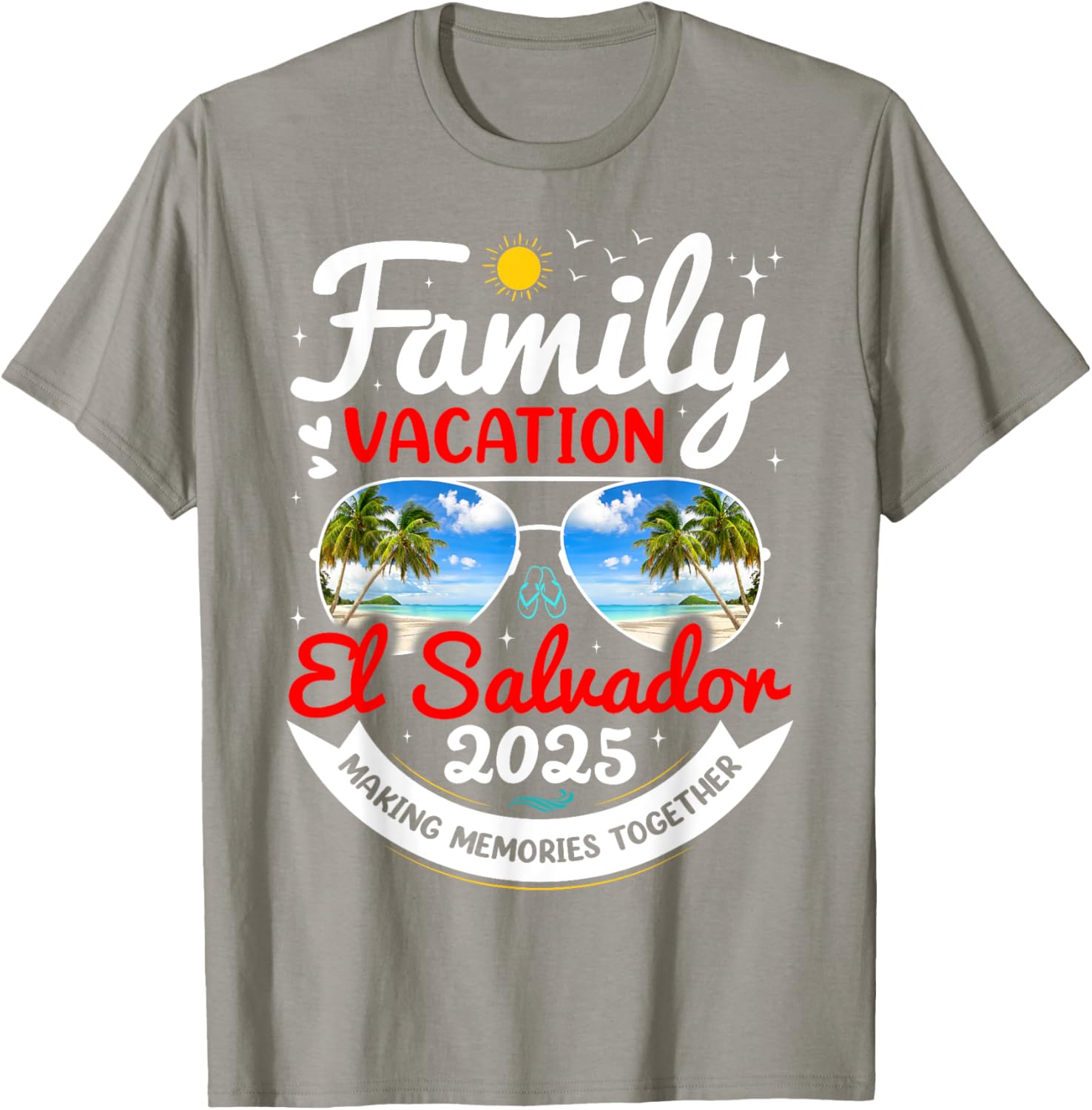 El Salvador Family Vacation 2025 Beach Group T-Shirt for Fun Adventures - 13