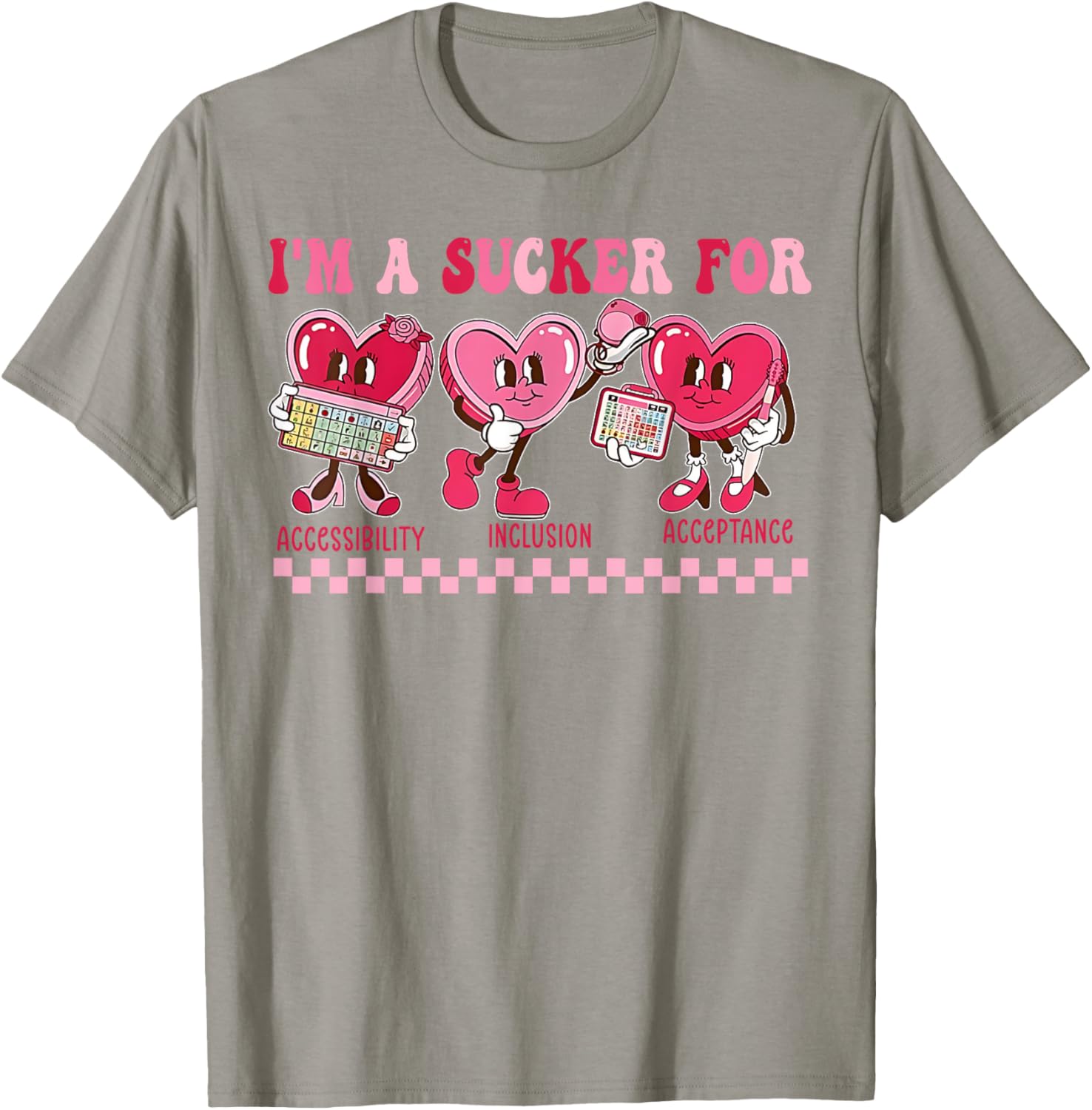 Funny I'm a Sucker for My Patients SLP Valentine T-Shirt for Speech Therapists - 3
