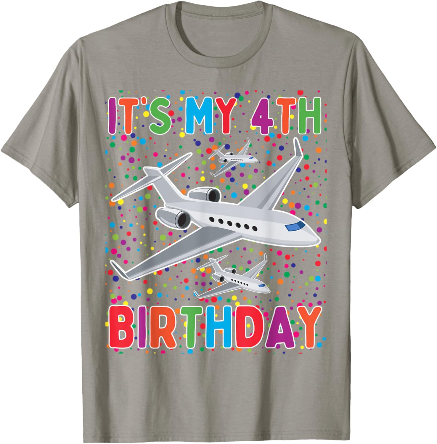 It's My 4th Birthday Airplane T-Shirt for Boys and Girls Celebrate in Style - 11