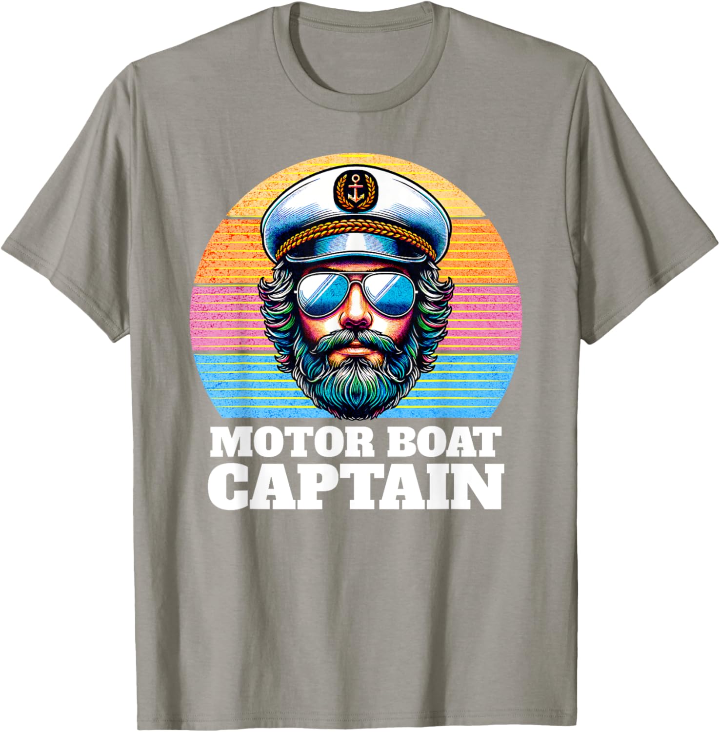 Funny Motor Boat Captain T-Shirt for Men and Women, Nautical Humor Apparel - 8