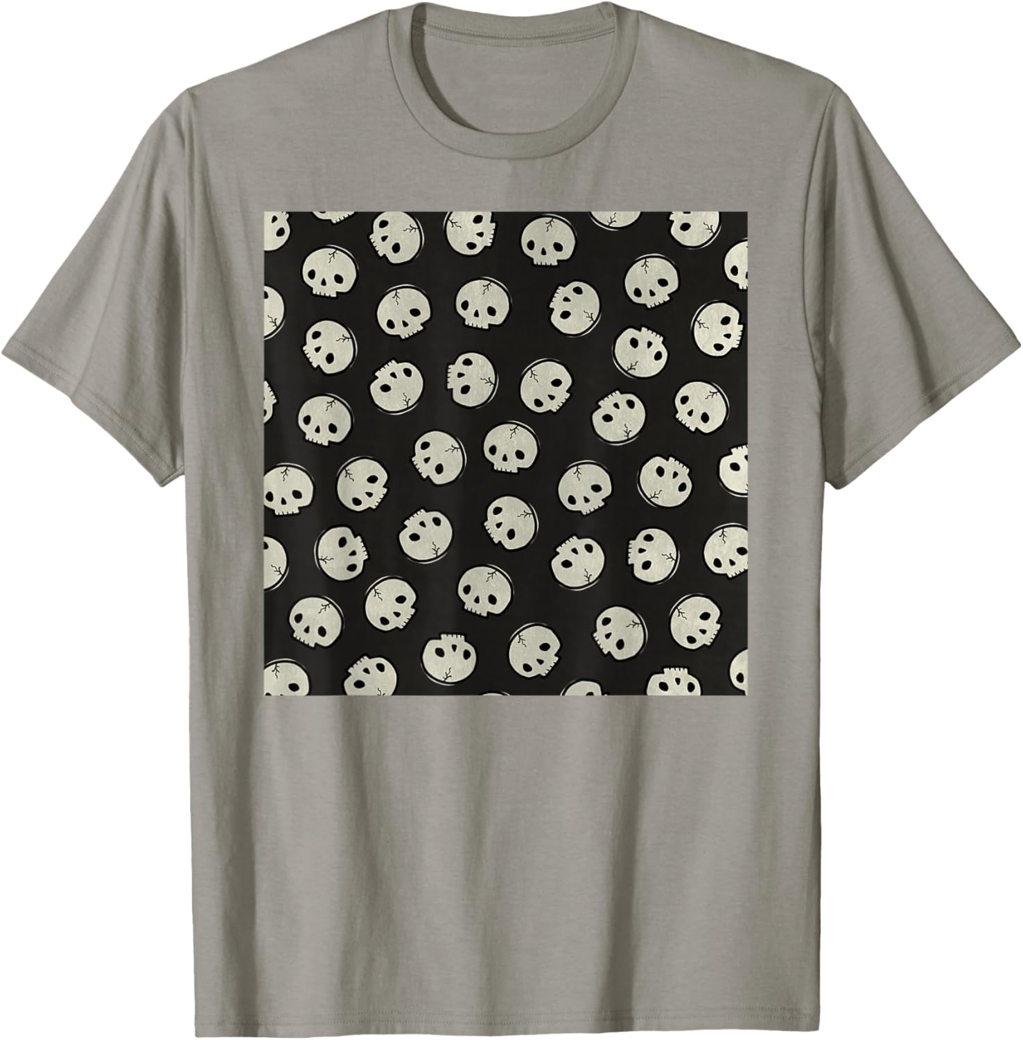 Trendy Cecelia Hotzler Skull Pattern Graphic T-Shirt for Unique Style - 17