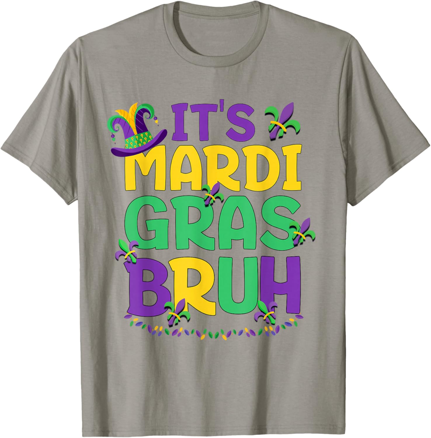 Cool Bruh Mardi Gras T-Shirt for Teens and Boys Celebrating Carnival Fun - 21
