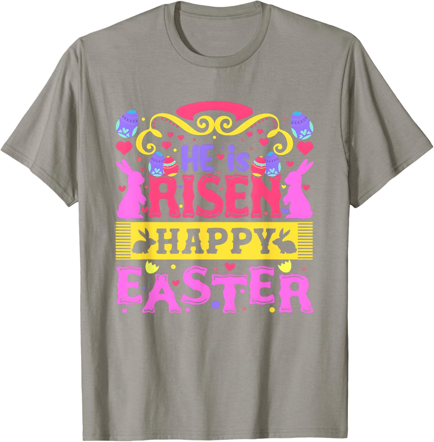 He Is Risen Happy Easter Women's T-Shirt for Joyful Celebrations - 11