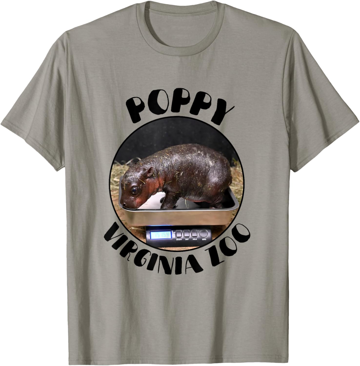 Poppy Virginia Zoo Pygmy Hippo T-Shirt Adorable Baby Hippo Shirt - 4