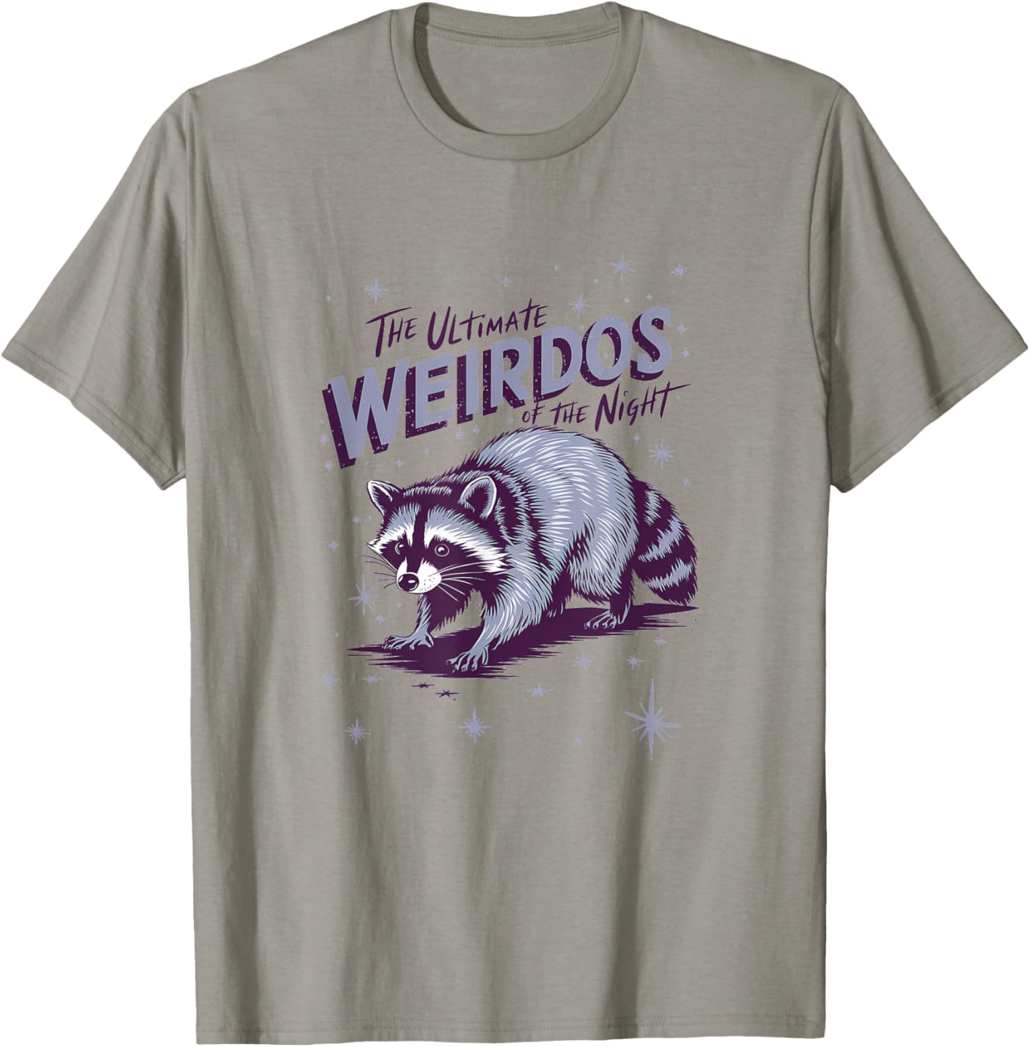 Funny Raccoon Meme T-Shirt - The Biggest Weirdos of the Night Apparel - 6