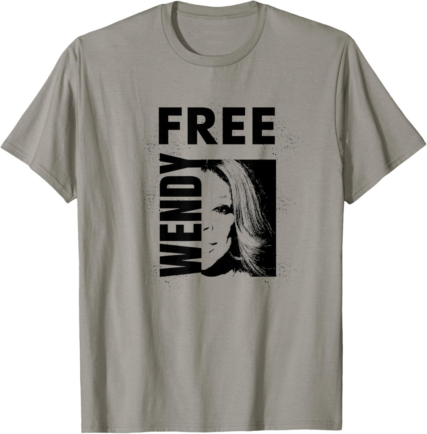 Free Wendy Outline Square Design T-Shirt for Trendy Casual Style - 21