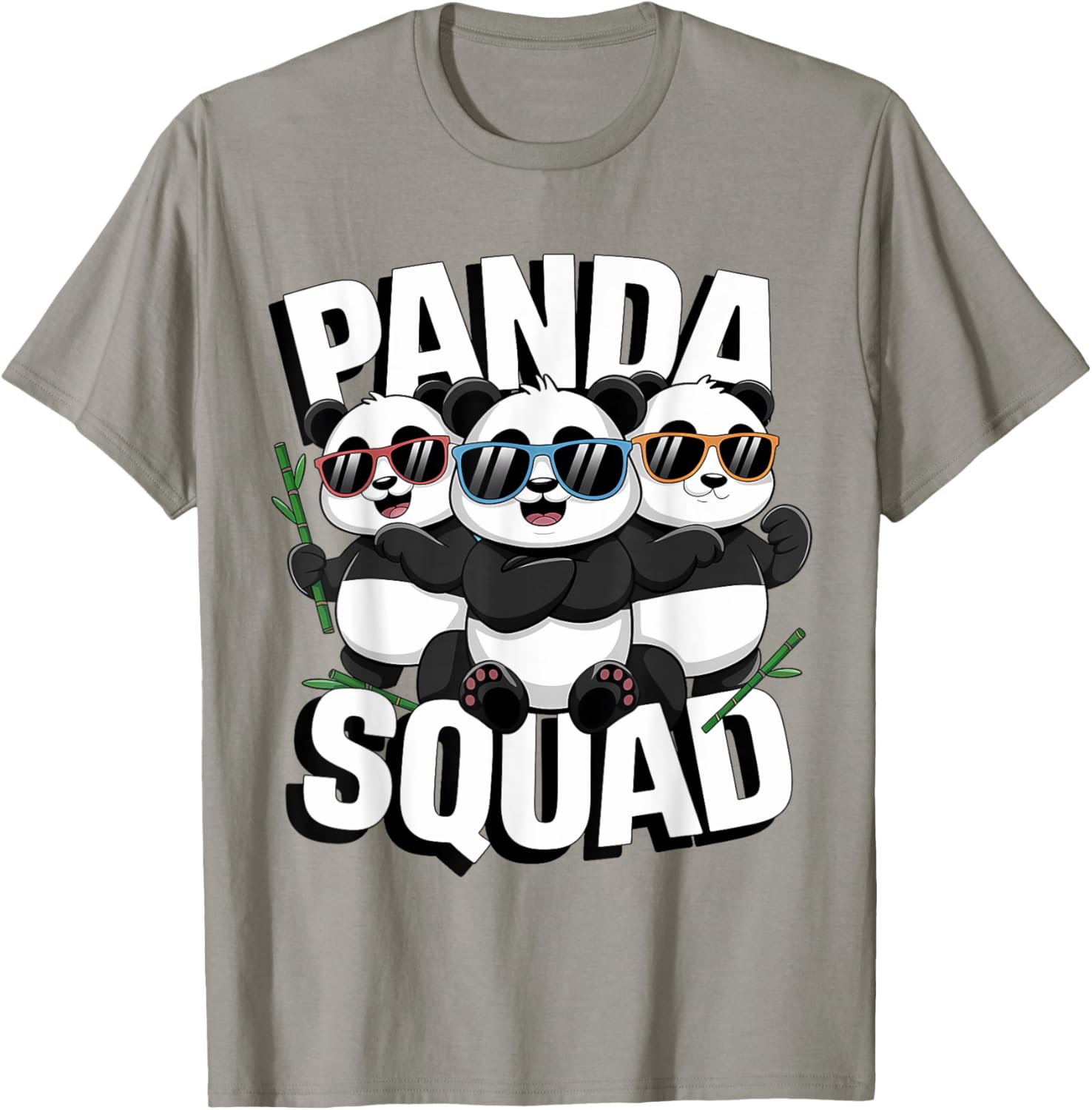 Panda Squad Family Matching T-Shirt for National Panda Day Fun - 13