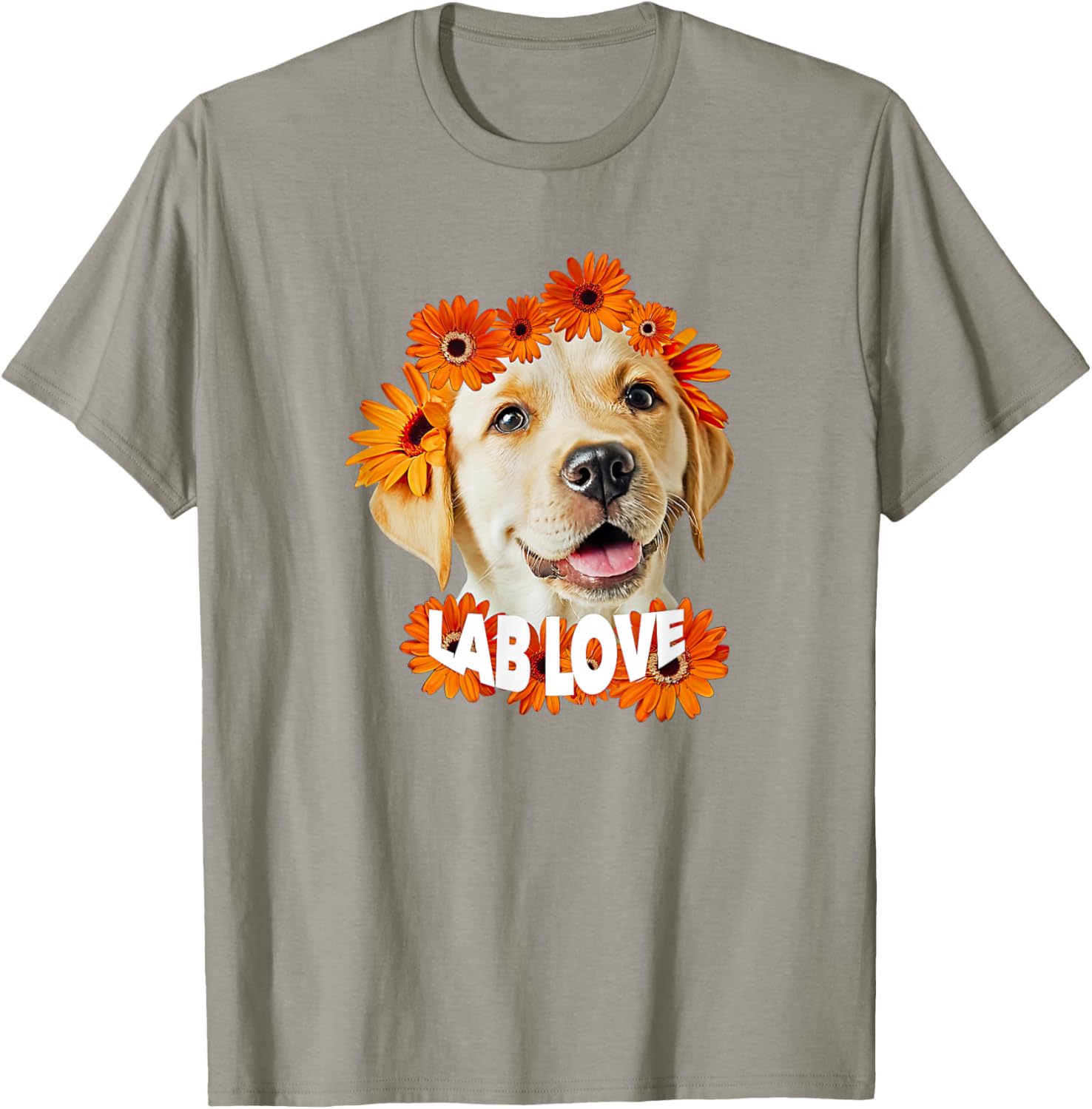 Yellow Labrador Love T-Shirt for Dog Moms and Dads - Daisy Puppy Design - 20
