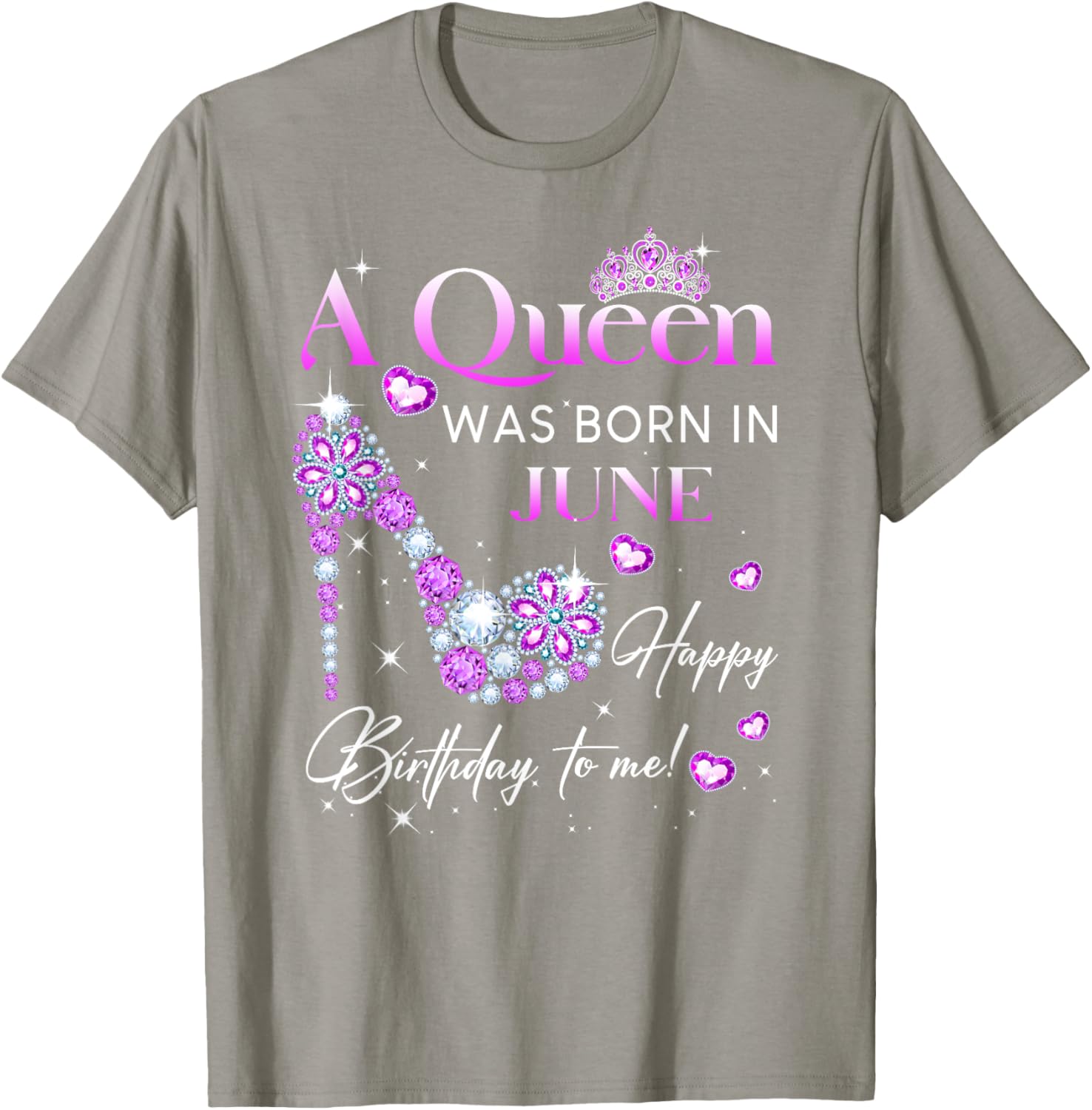 Queen Was Born In June T-Shirt for Women - Perfect Birthday Gift - 26