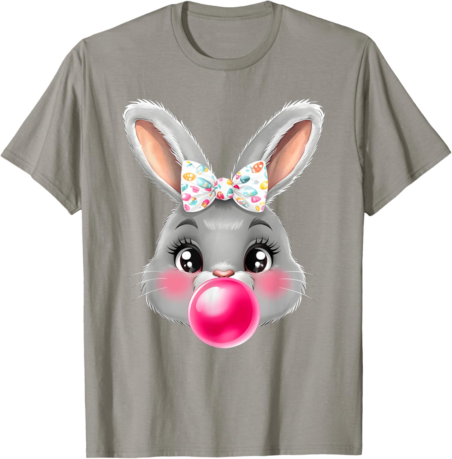 Adorable Bunny Rabbit T-Shirt with Bow Glasses for Cute Style Lovers - 9