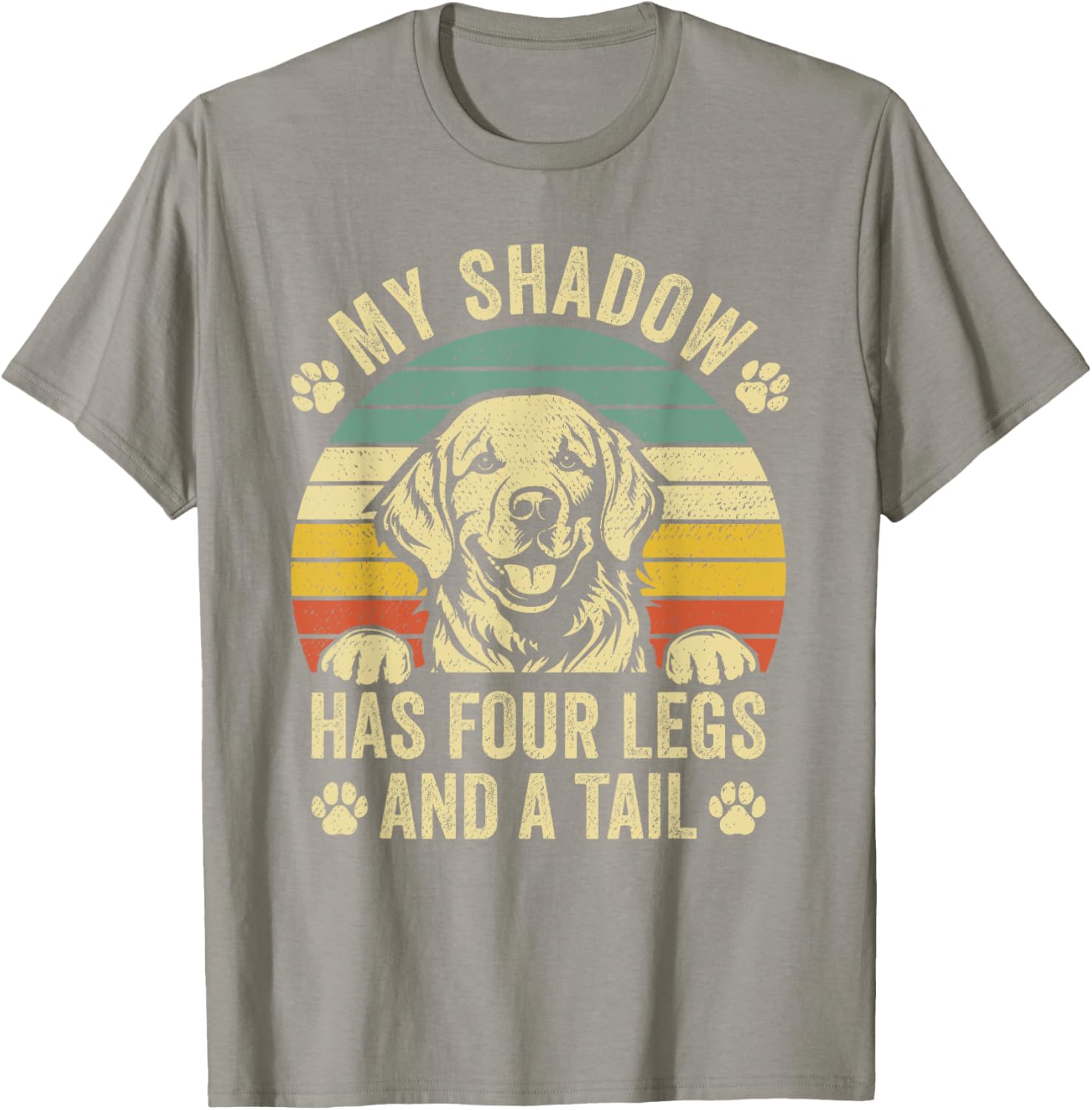 Cute My Shadow Has Four Legs And A Tail T-Shirt for Dog Lovers - 3