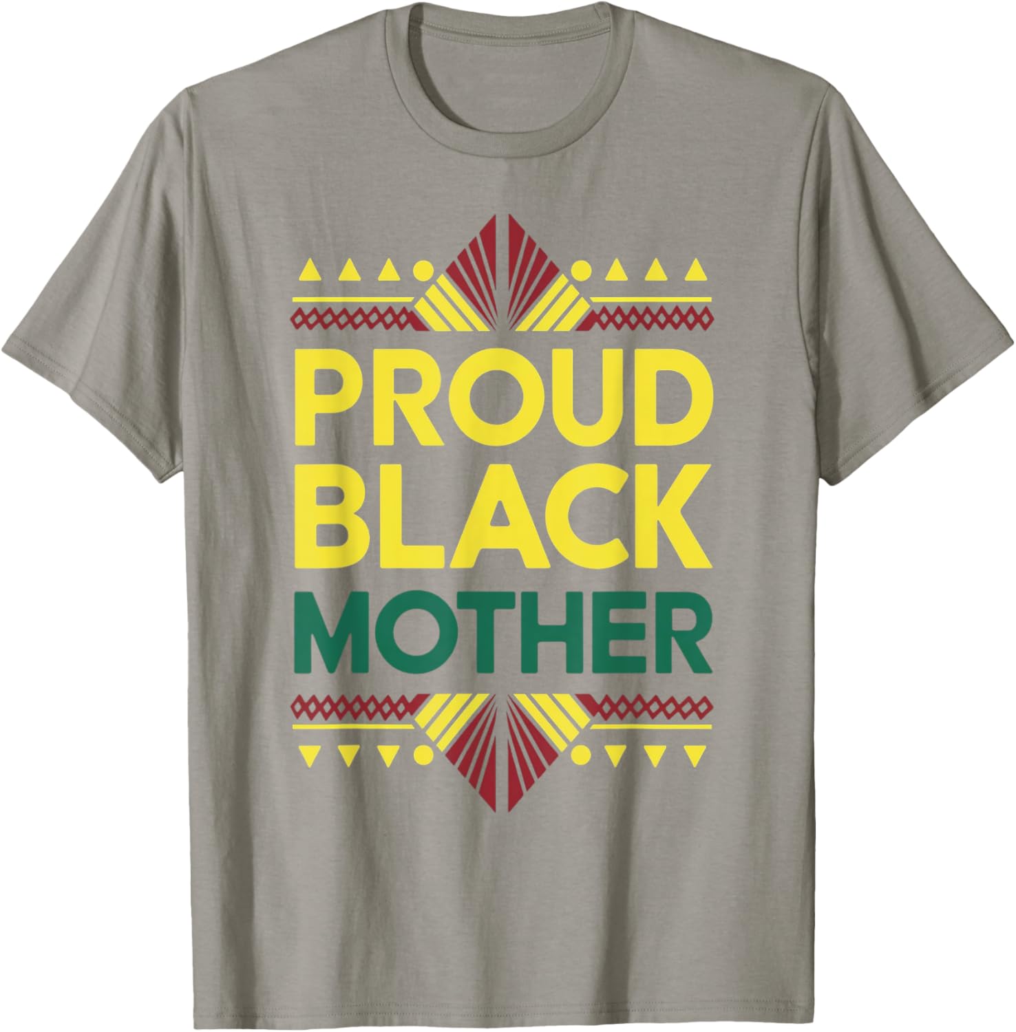 Proud Black Mother Afro Motivation T-Shirt for Black History Month - 1