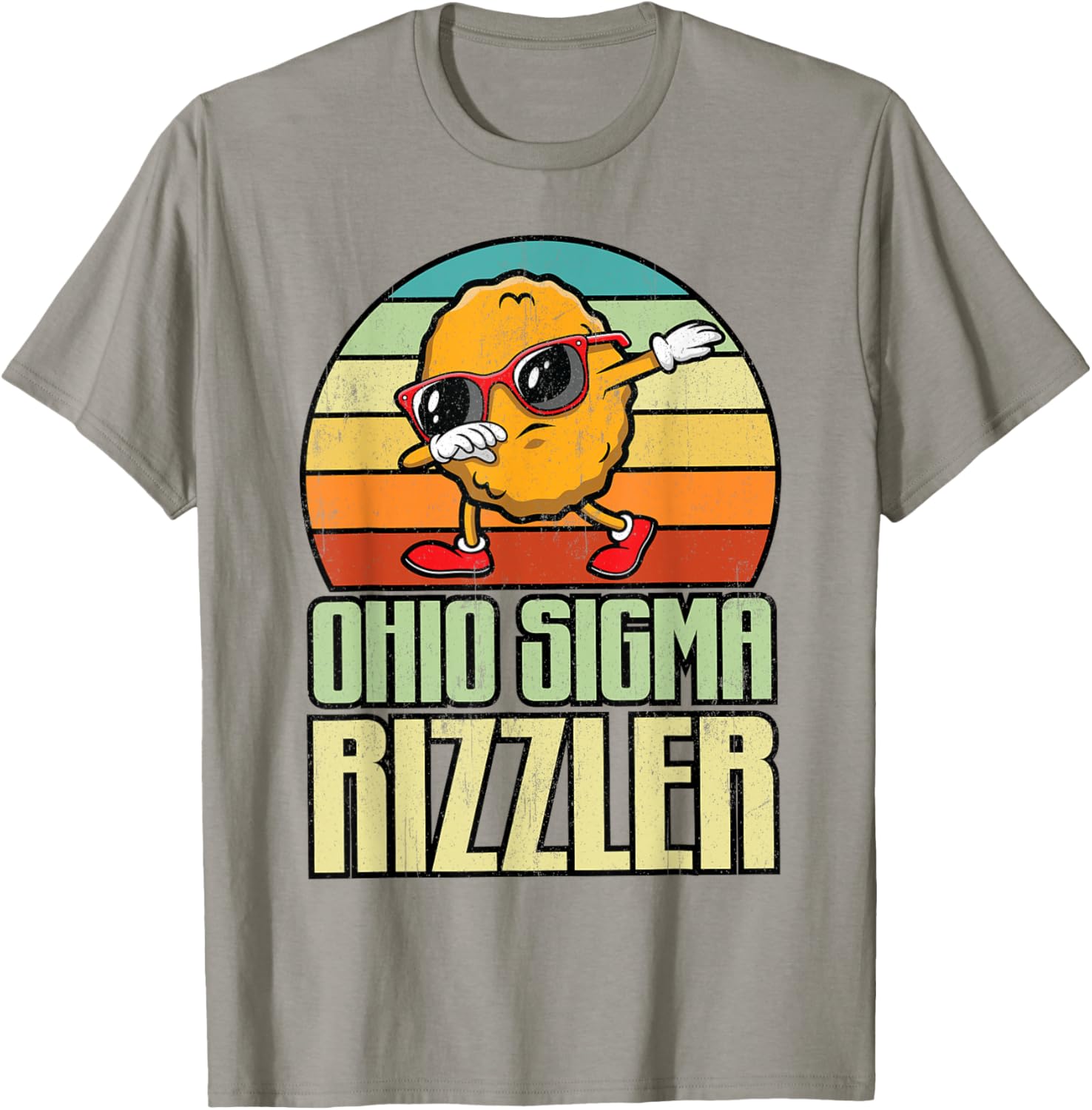 Ohio Sigma Rizzler Funny Chicken Nugget Meme T-Shirt for Food Lovers - 21