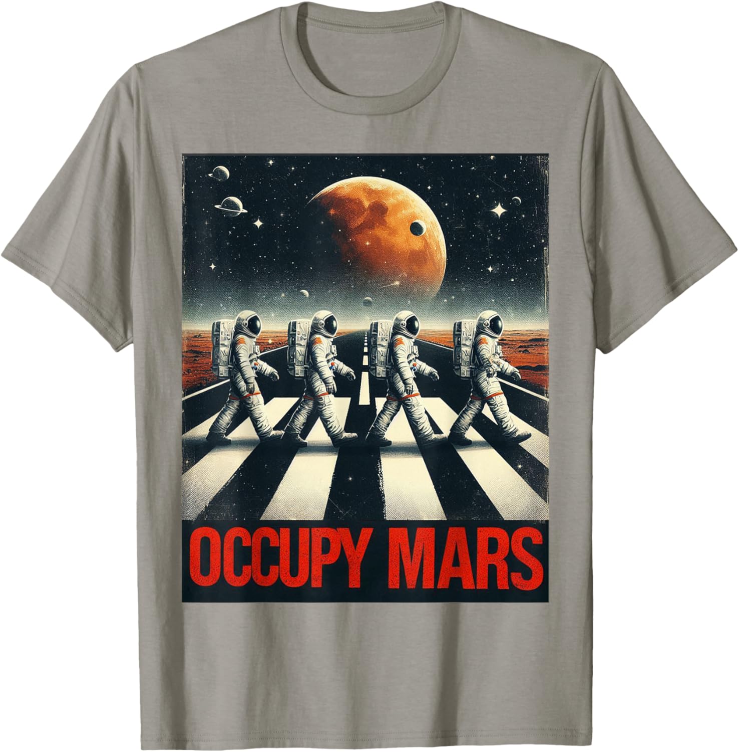 Astronauts Walking on Mars T-Shirt Perfect for Space Lovers and Adventurers - 29