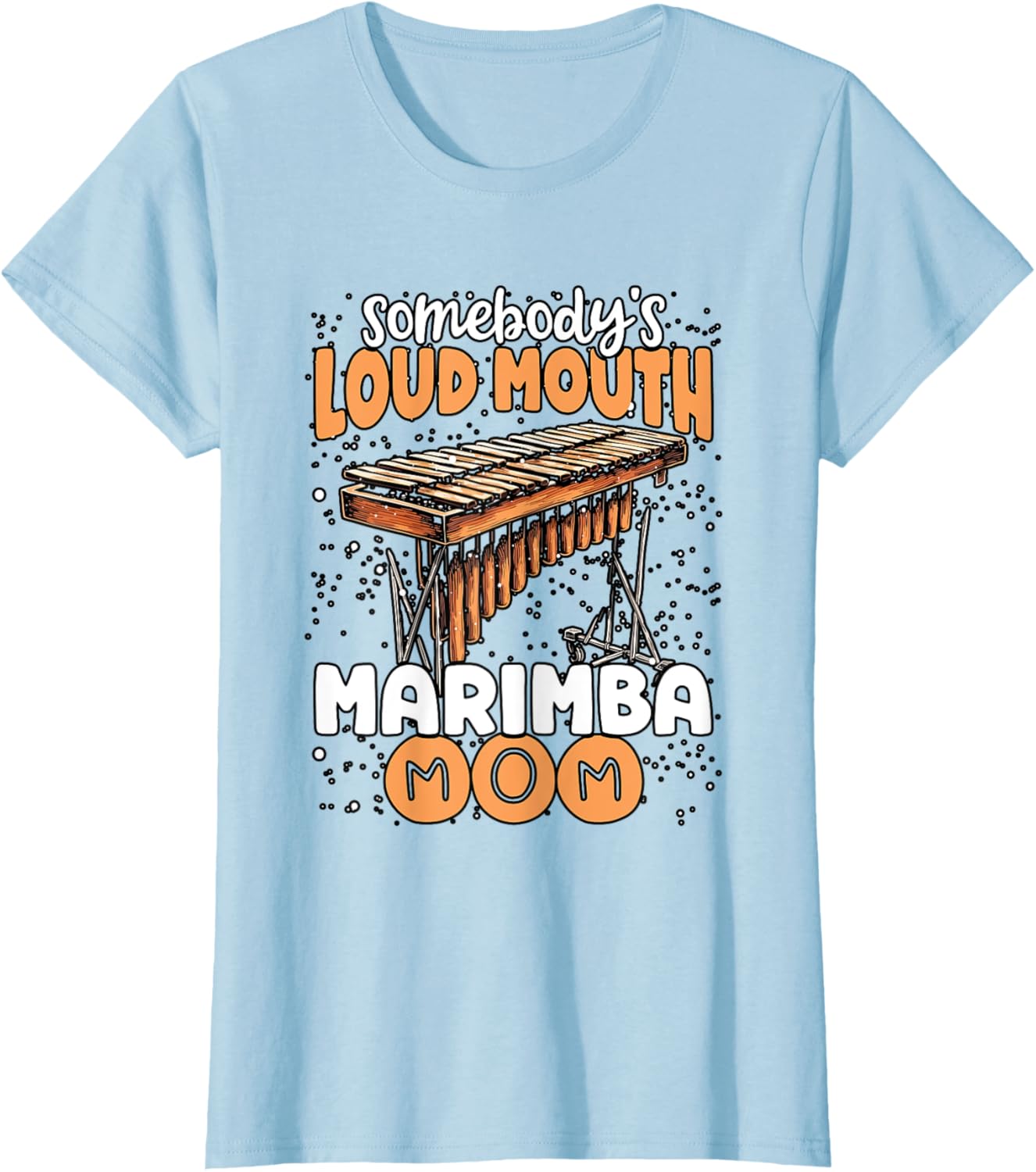 Marimba Mom Percussion Section Marching Band T-Shirt for Musicians - 3