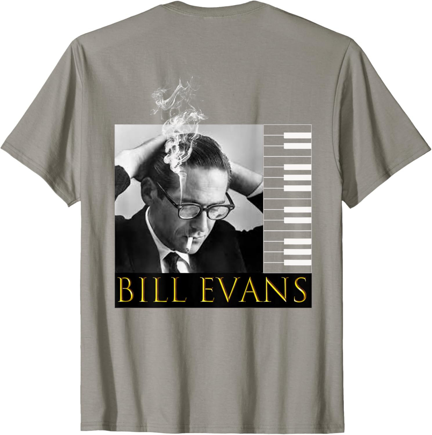Bill Evans Back Printed T-Shirt for Music Lovers - Stylish Casual Wear - 15
