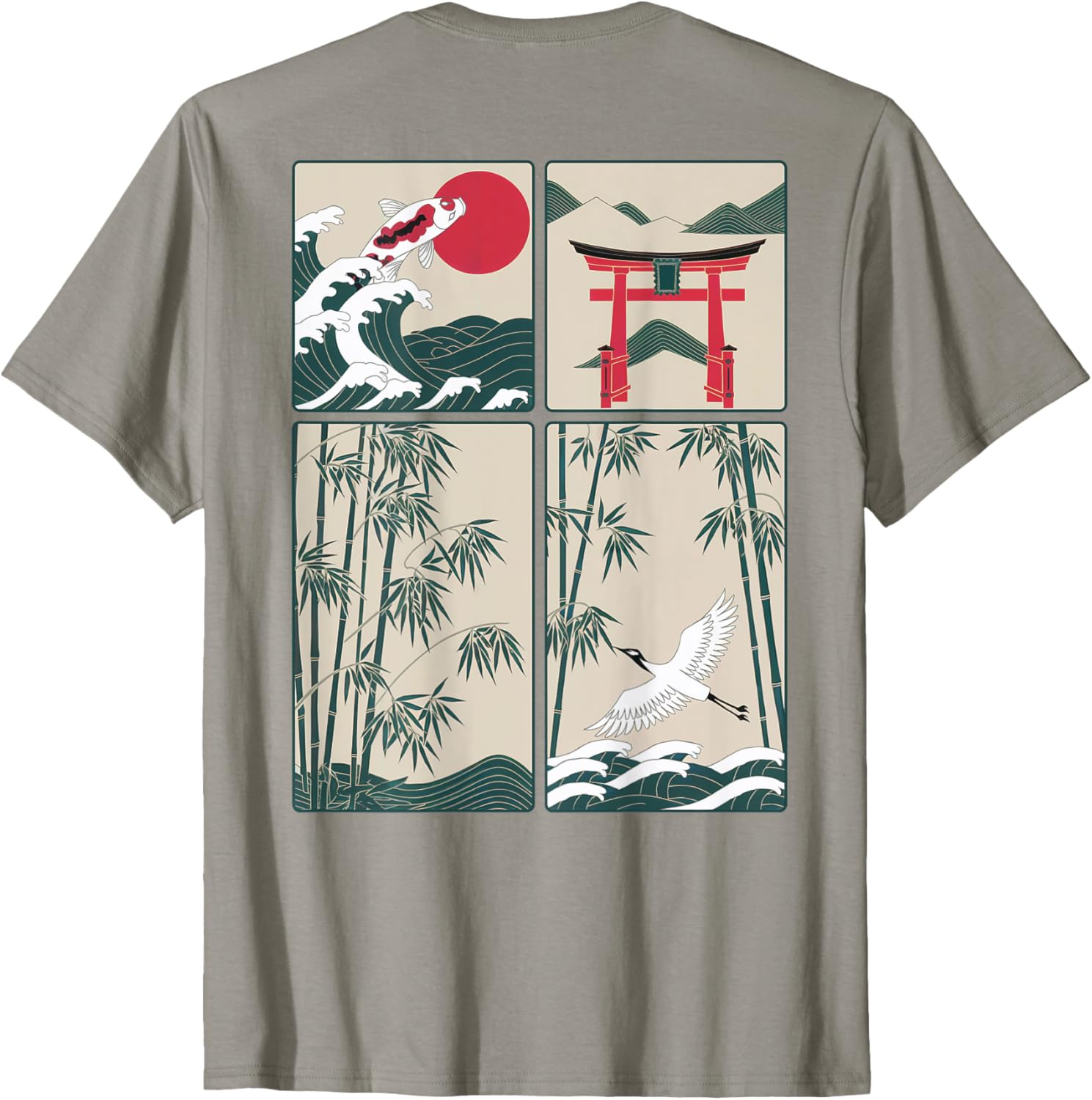 Japanese Koi Fish Great Wave Kanagawa T-Shirt for Stylish Aquatic Lovers - 21