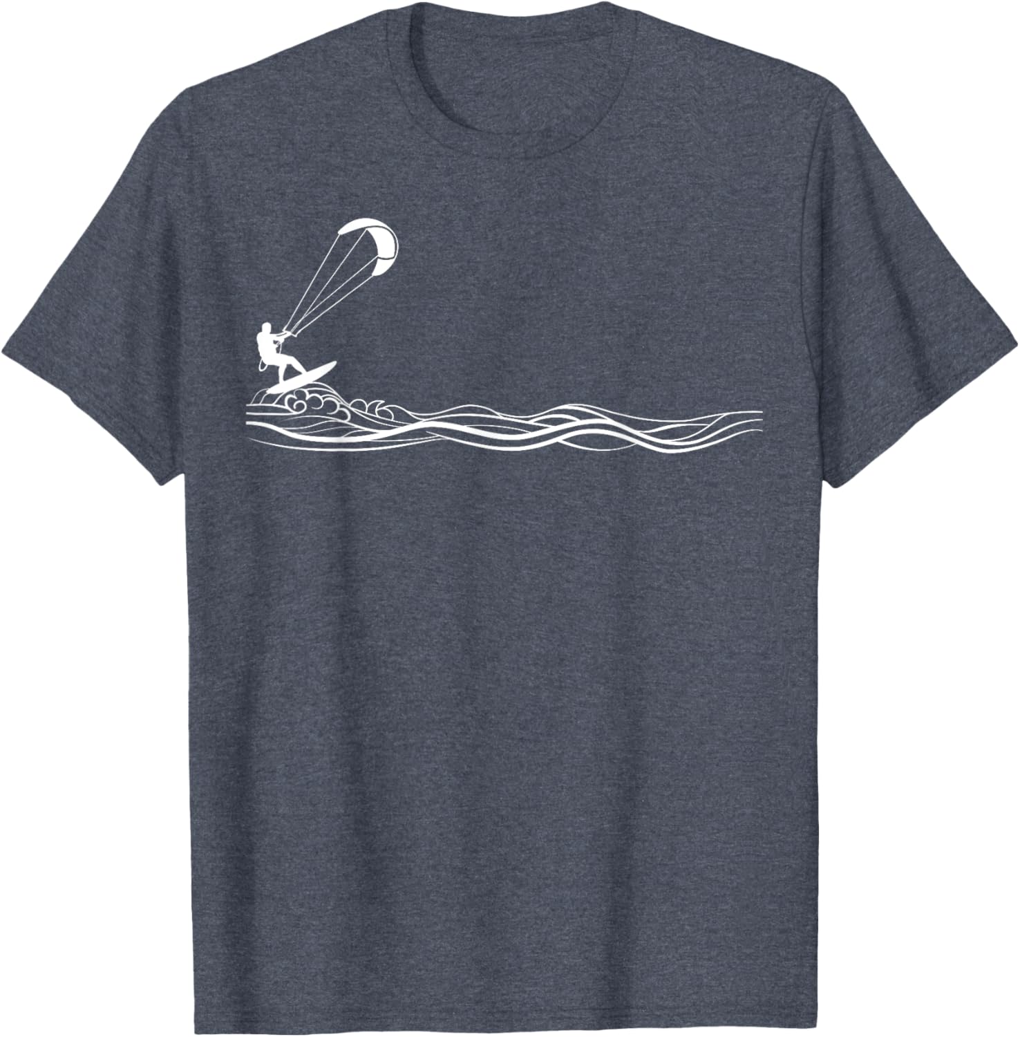 Minimalistic Kitesurfing T-Shirt for Kiteboarding Enthusiasts - 18