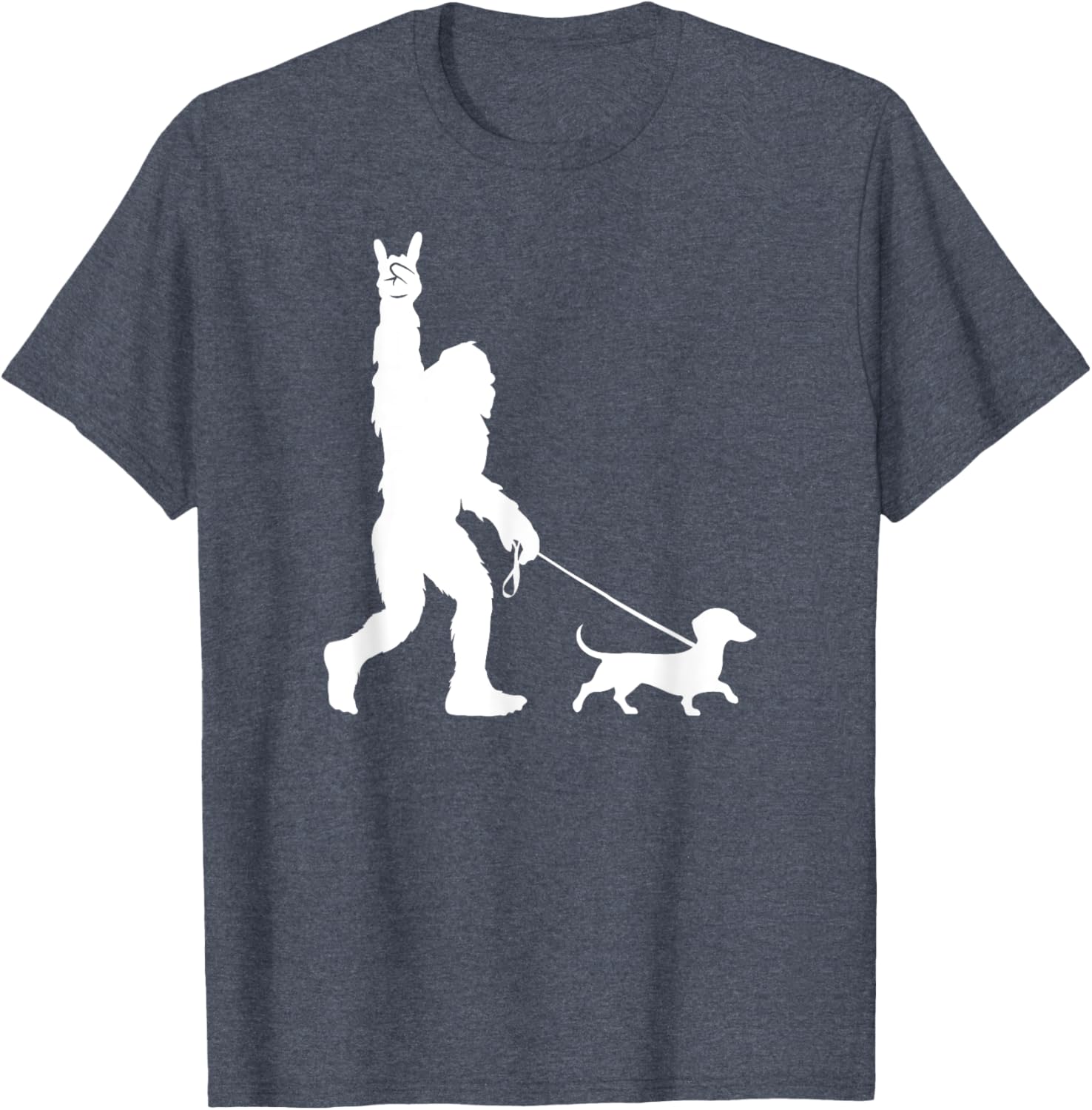 Bigfoot Dachshund T-Shirt for Men Women Kids - Fun Sasquatch Design - 24
