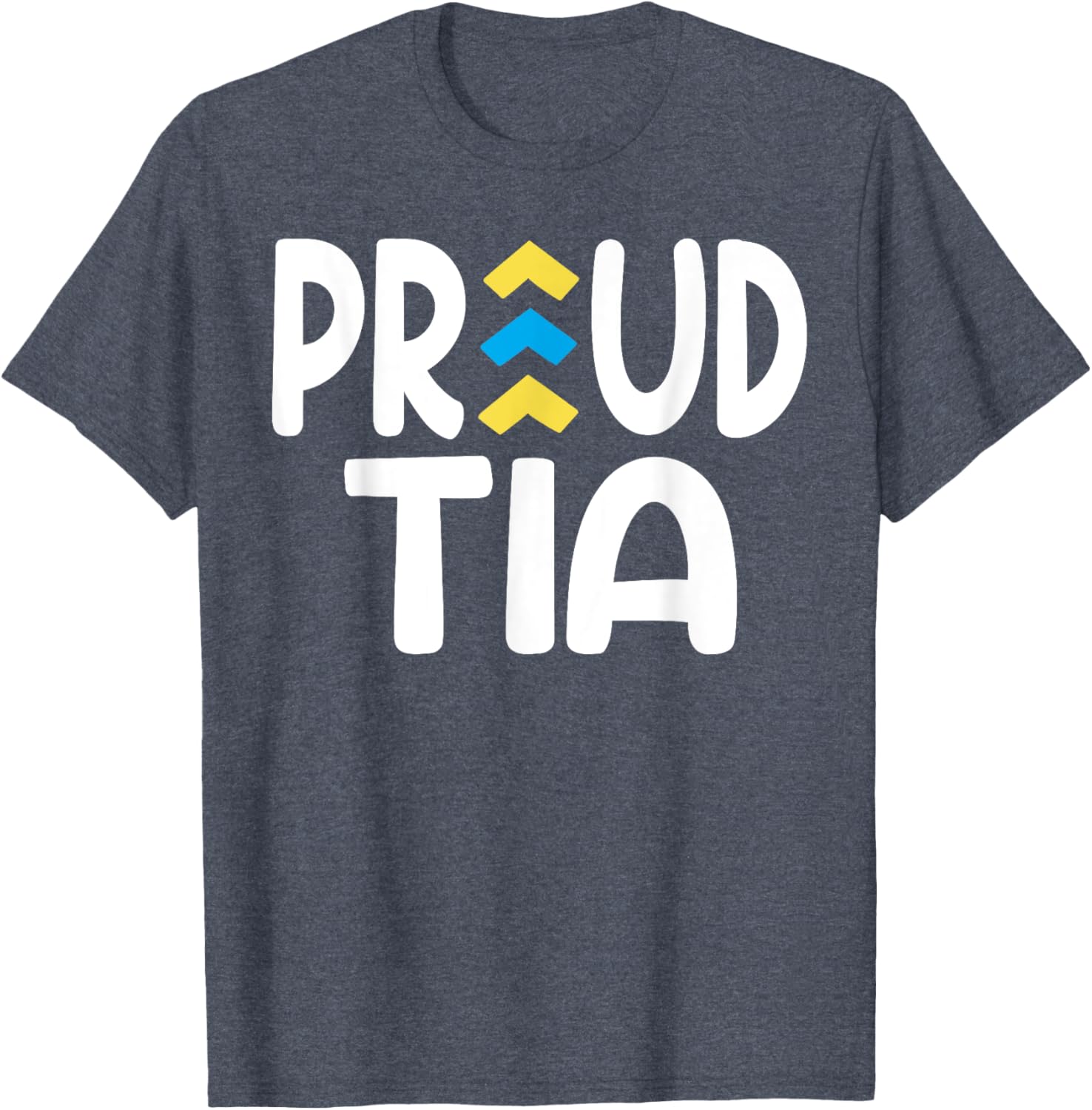 Proud Tia World Down Syndrome Day Awareness Socks and Aunt T-Shirt - 13