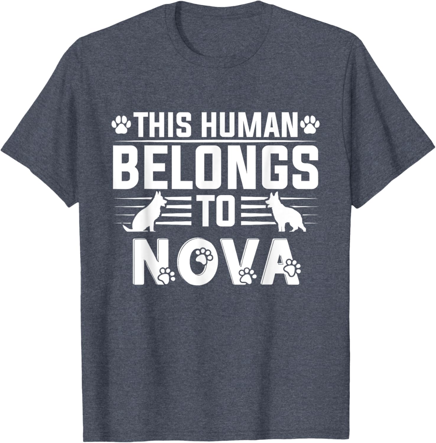 Personalized Nova Dog T-Shirt for Men, Women, Girls, and Kids - 17