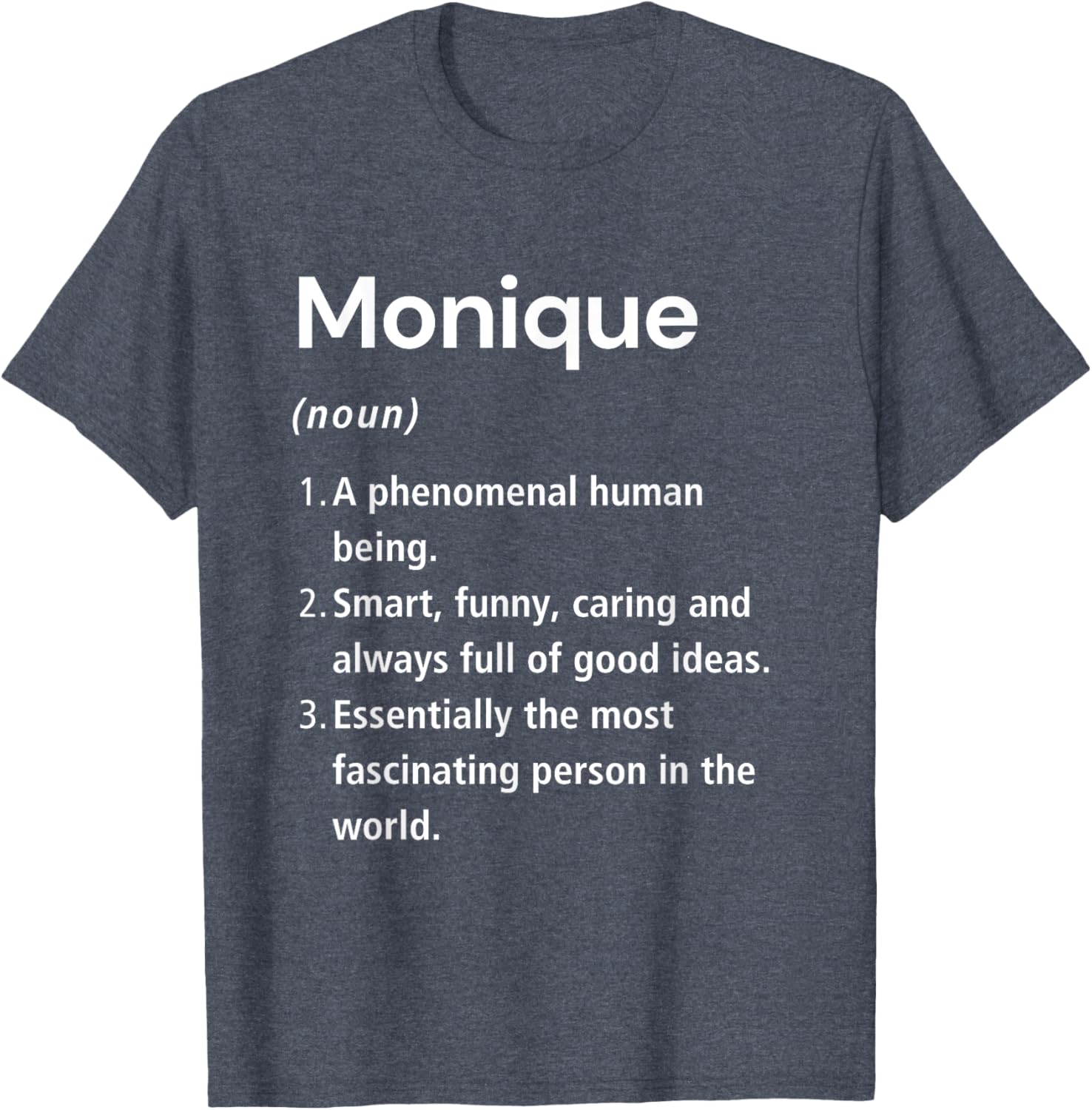 Funny Monique Name Definition T-Shirt for Unique Fashion Lovers - 5