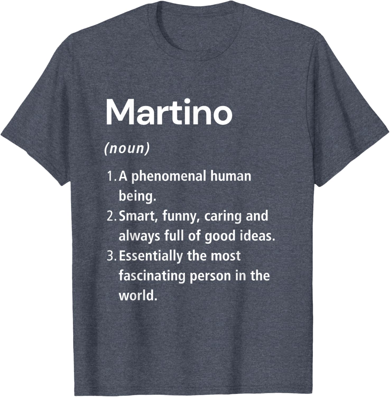 Funny Martino Name Definition T-Shirt for Unique Style and Humor - 20