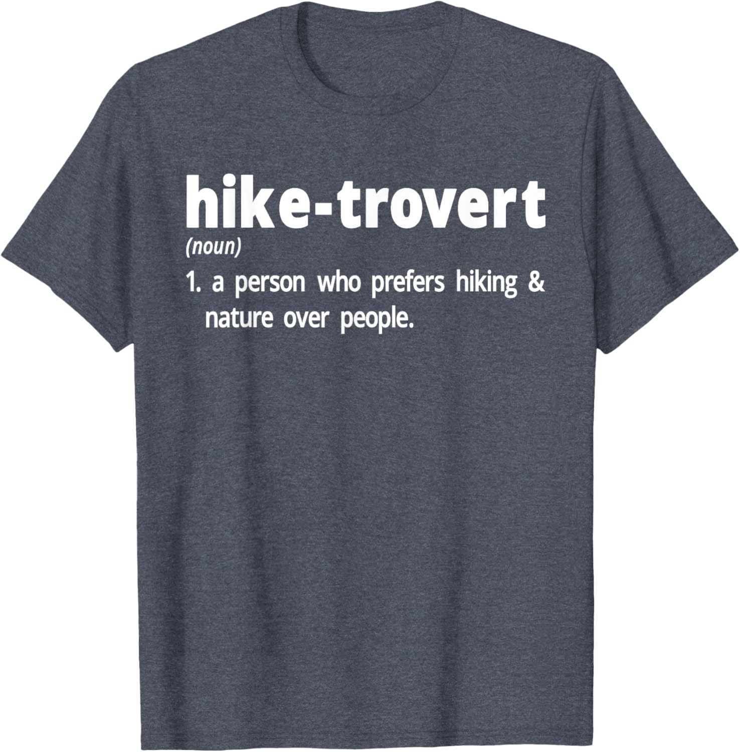 Hiketrovert Hiking Humor T-Shirt for Introverts - Fun Outdoor Apparel - 2