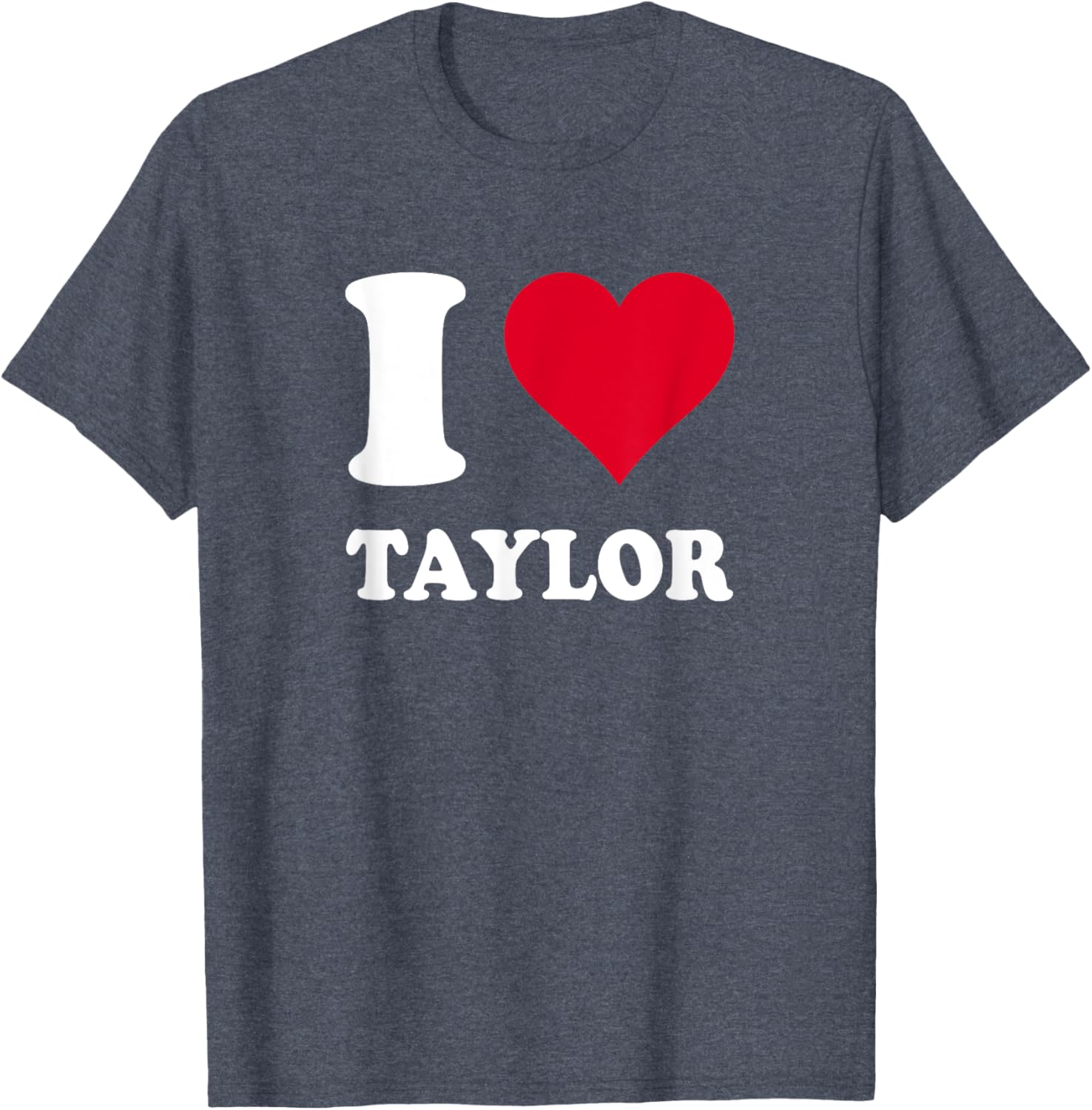 Red Heart I Love Taylor T-Shirt for Fans - Stylish and Comfortable Apparel - 8