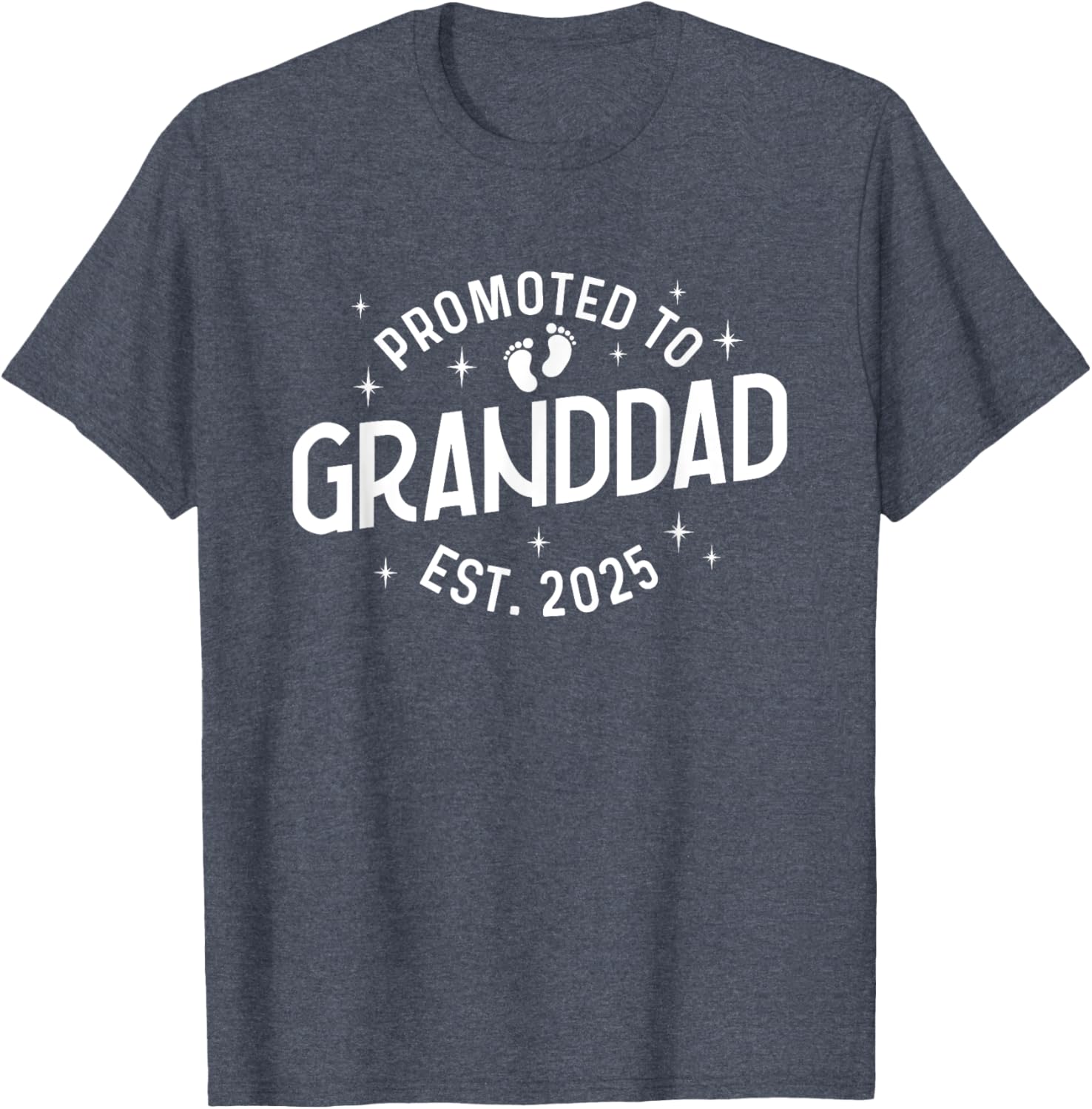First Time Grandpa Promoted to Granddad 2025 Baby T-Shirt for New Dads - 9