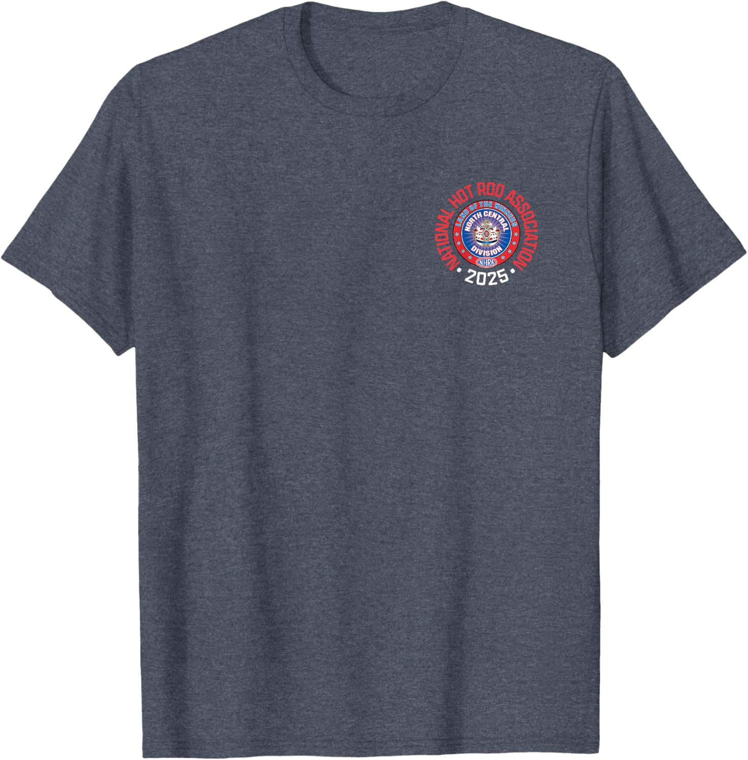 NHRA North Central Division Circle Logo T-Shirt for Racing Fans - 17