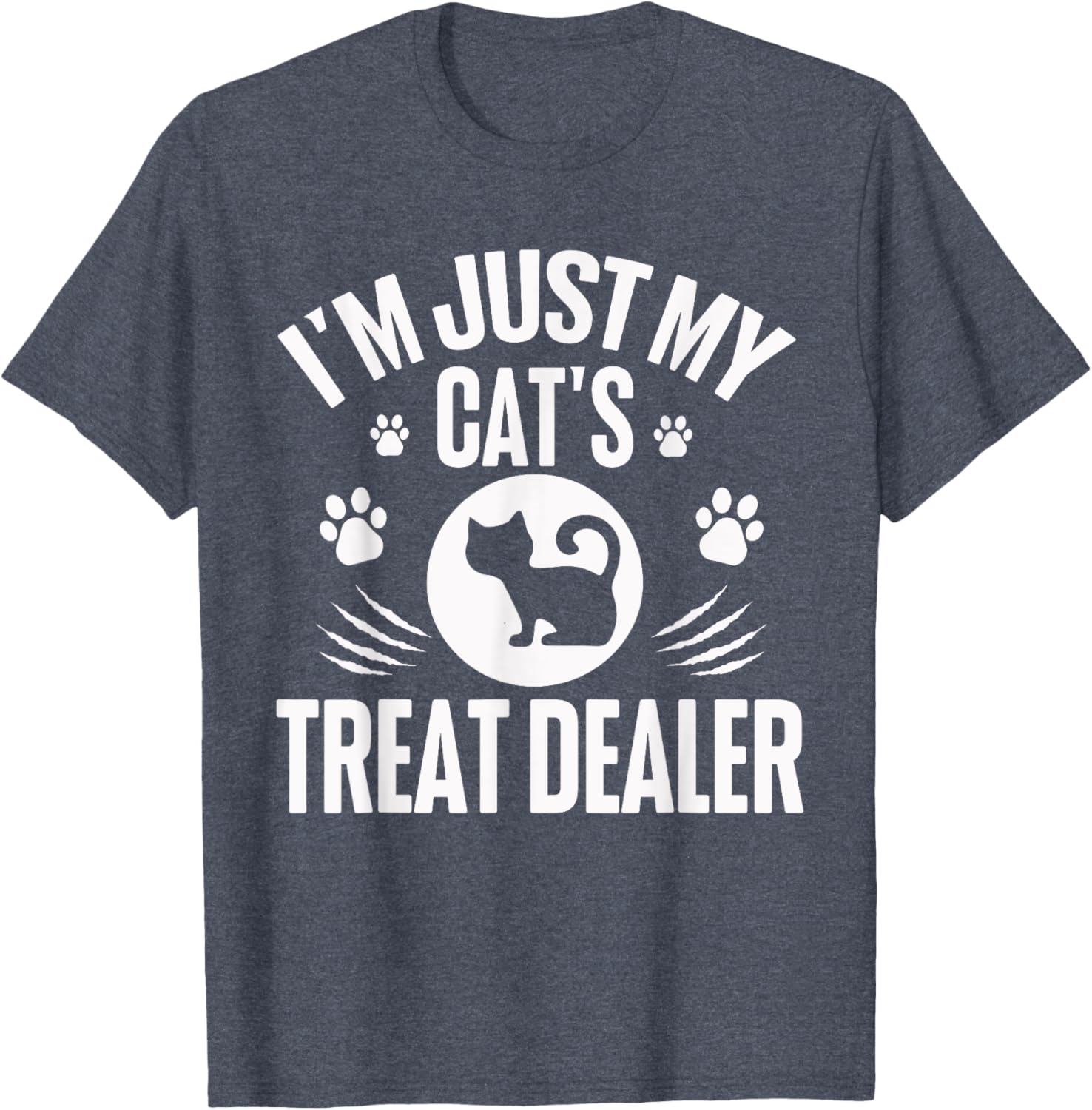 Funny Cat Treat Dealer T-Shirt for Cat Lovers Cute Gift Idea - 7