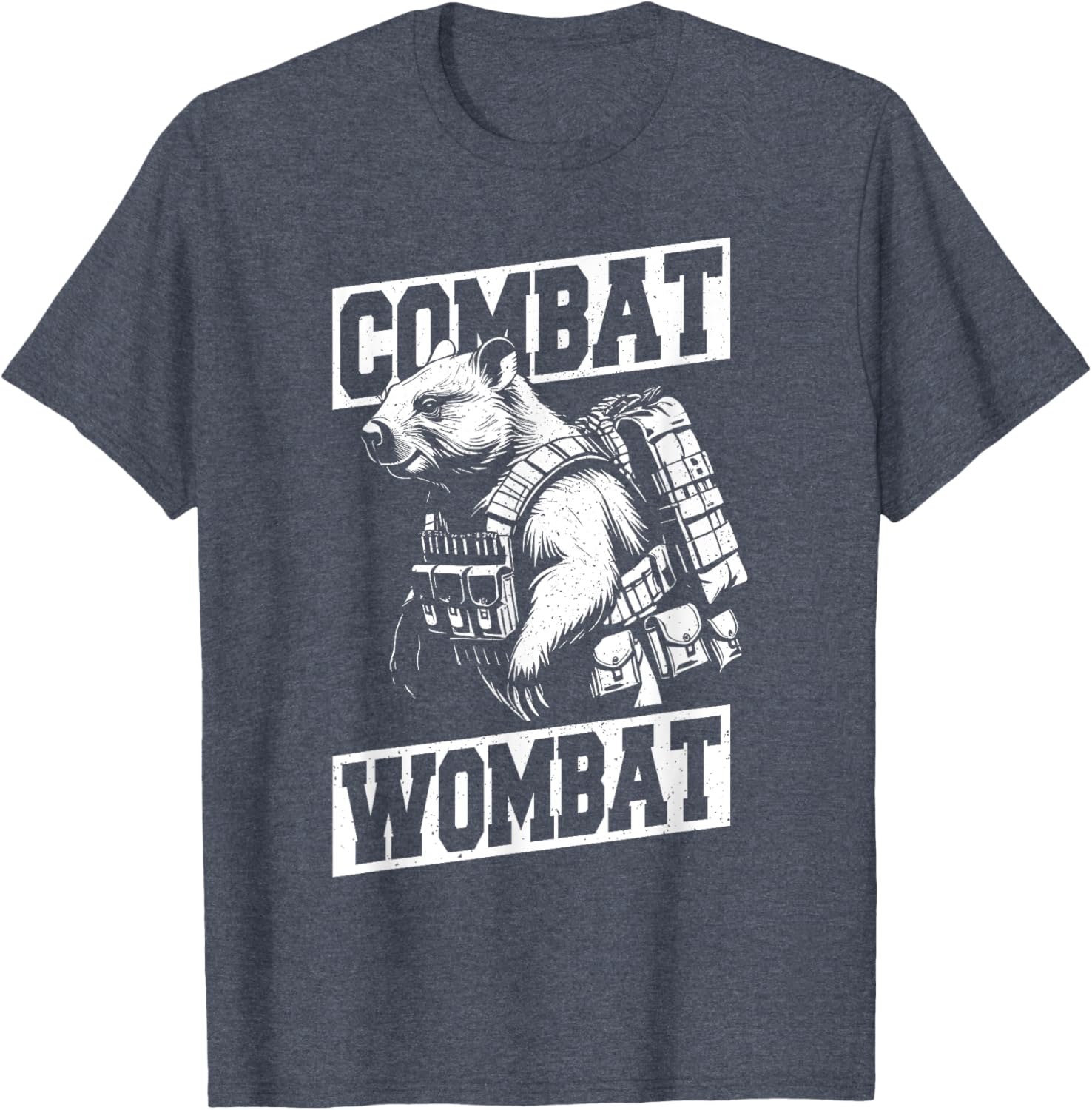 Combat Wombat T-Shirt for Animal Lovers - Fun Australian Marsupial Tee - 3