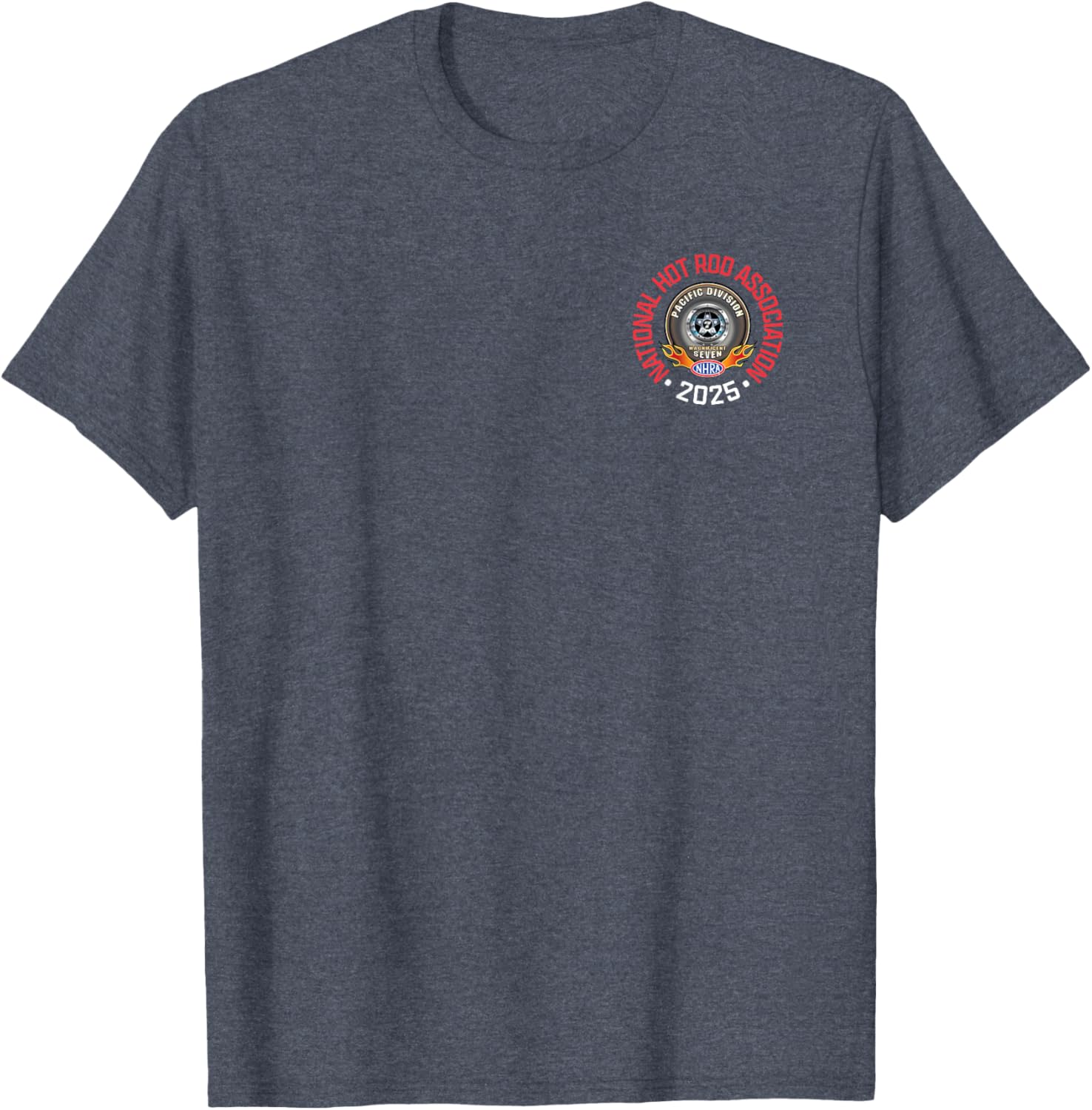 NHRA Pacific Division Circle Logo T-Shirt for Racing Fans and Enthusiasts - 13