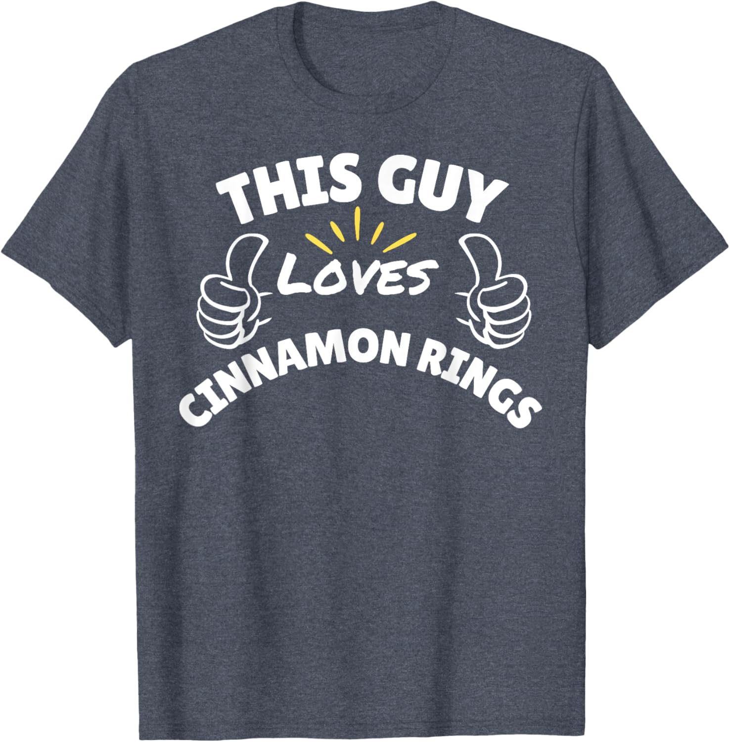 Funny Cinnamon Rings Graphic T-Shirt for Food Lovers and Snacks Fans - 4