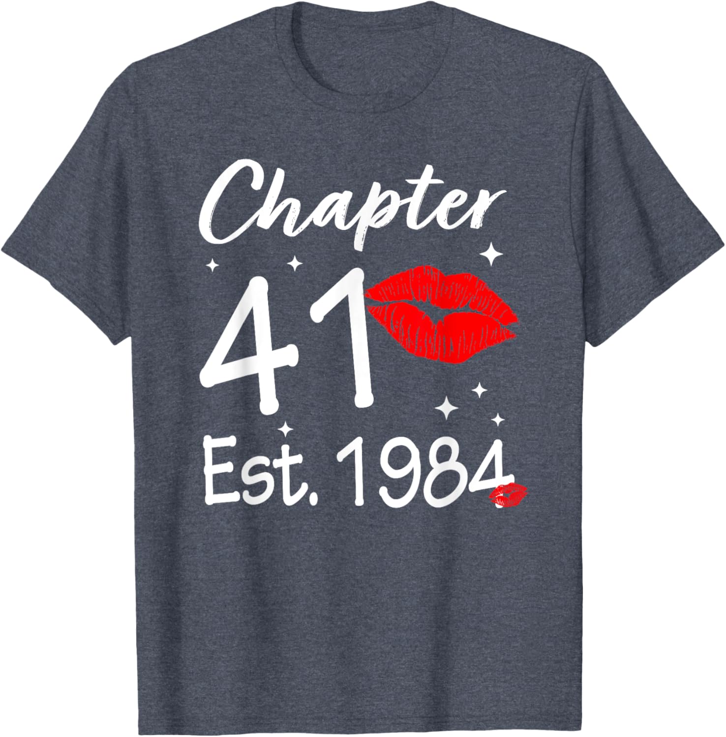Happy 41st Birthday Women T-Shirt Chapter 41 EST 1984 Gift Idea - 3