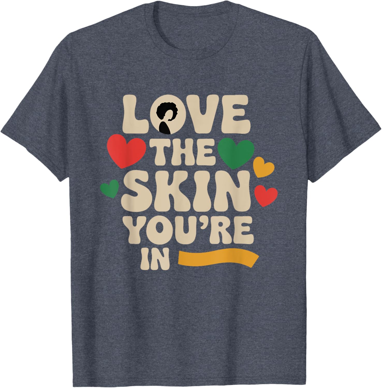 Proud Afro Educated Black Woman T-Shirt Love Your Skin Fashion Tee - 3