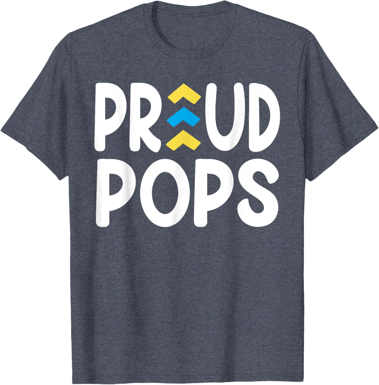 Proud Pops World Down Syndrome Day Awareness Socks and Dad T-Shirt - 21